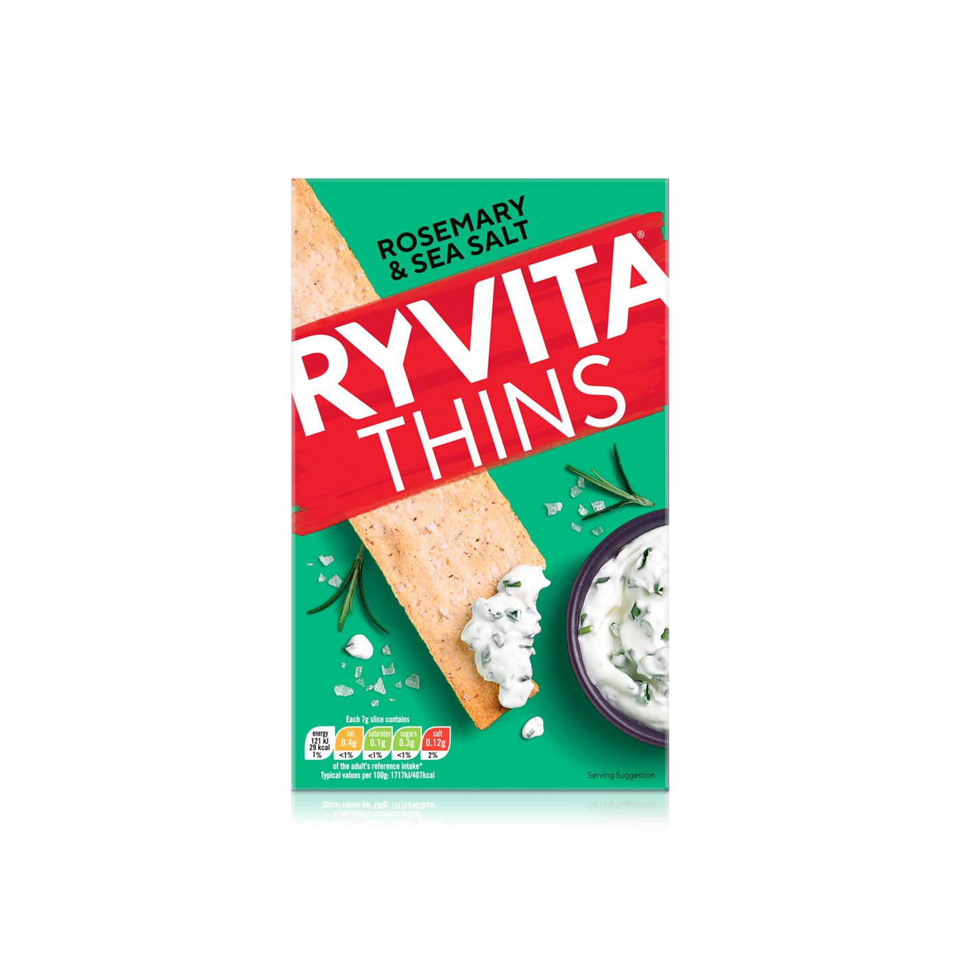 Ryvita Rosemary & Sea Salt Thins 125g
