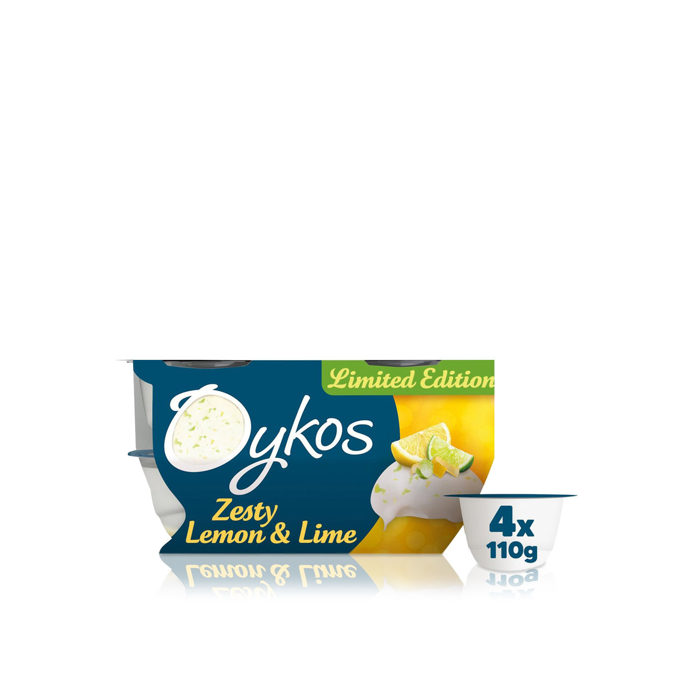 Oykos Zesty Lemon & Lime Greek Style Yoghurt 440g