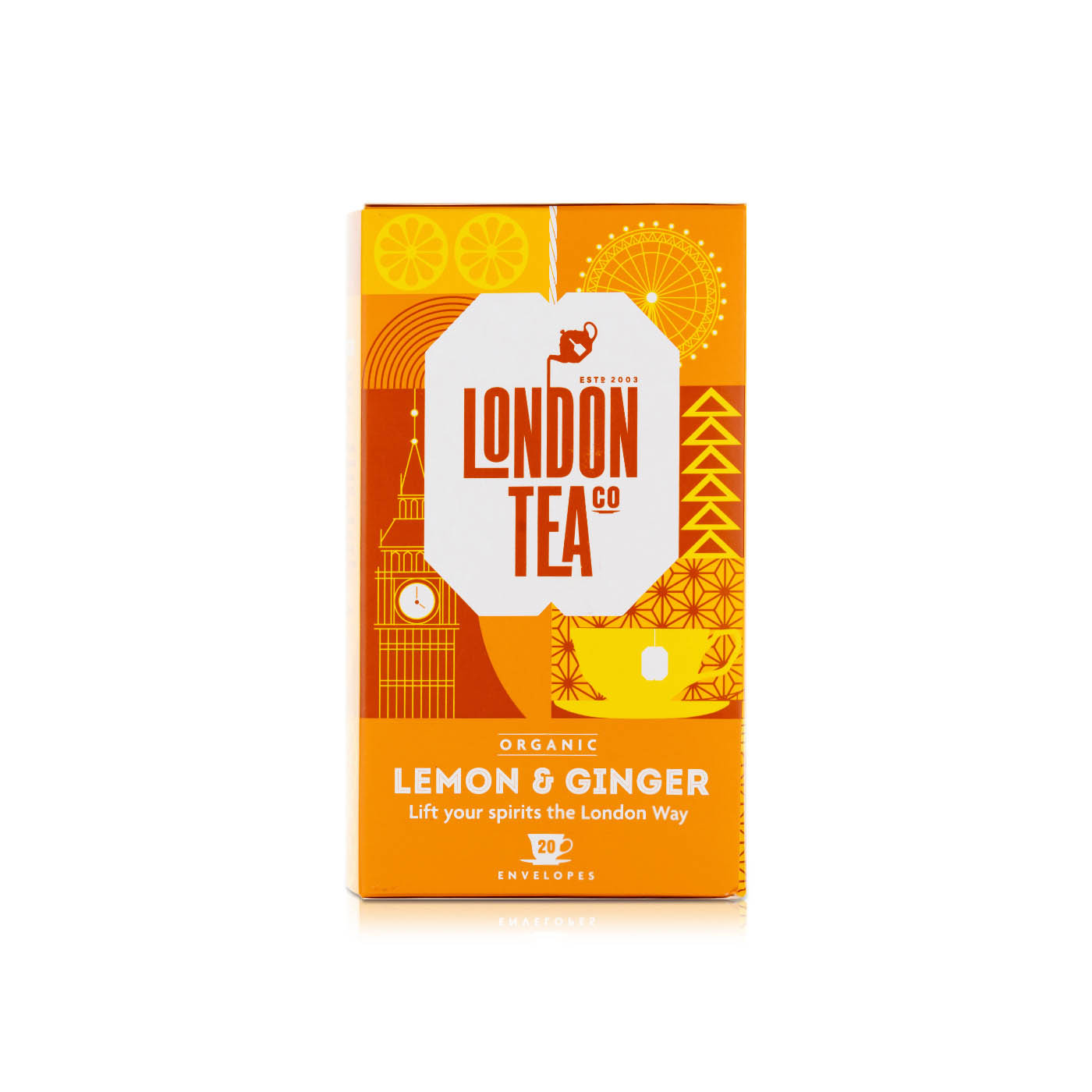 London Tea Organic Lemon Ginger Tea 30g