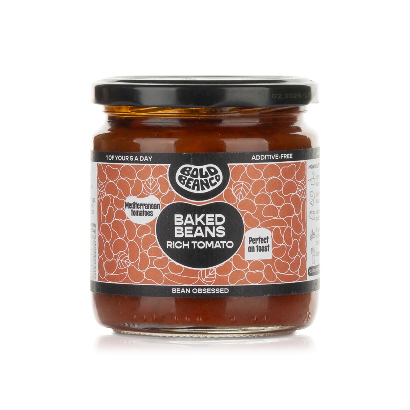 Bold Bean Co Rich Tomato Baked Beans 325g