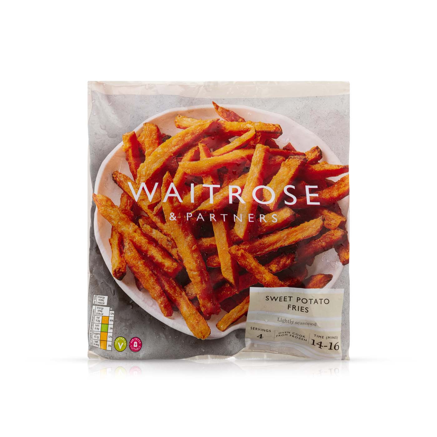 Waitrose Frozen Sweet Potato Fries 500g