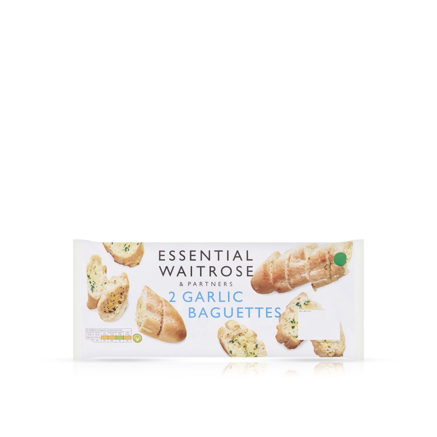 Waitrose Frozen Garlic Baguettes 338g
