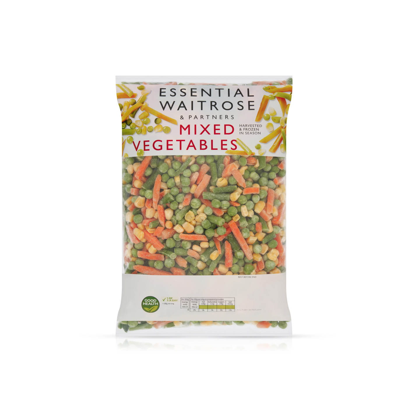 Waitrose Frozen Vegetable Mix 1kg