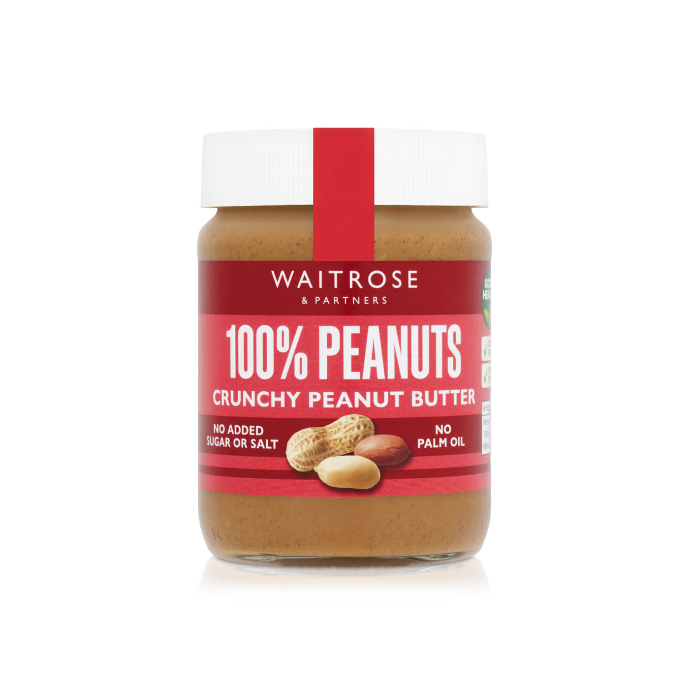 Waitrose Crunchy Peanut Butter 340g