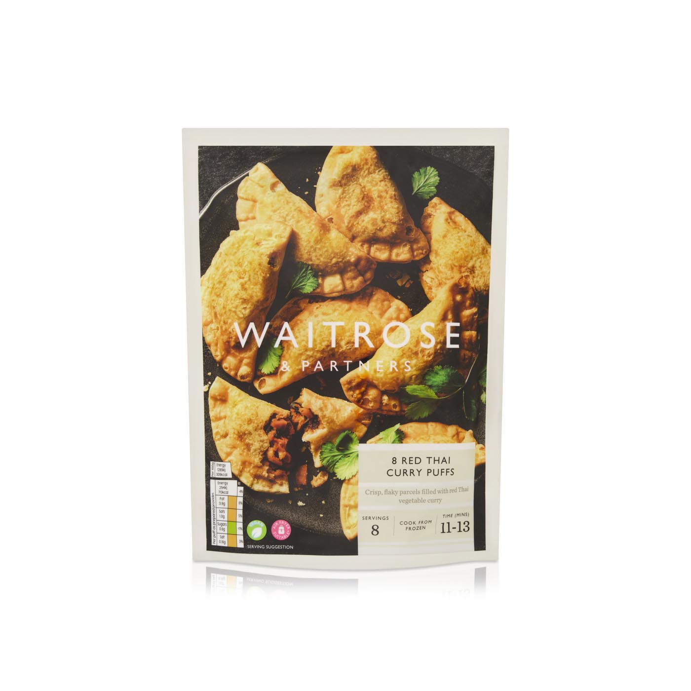 Waitrose Frozen Red Thai Curry Puffs 200g