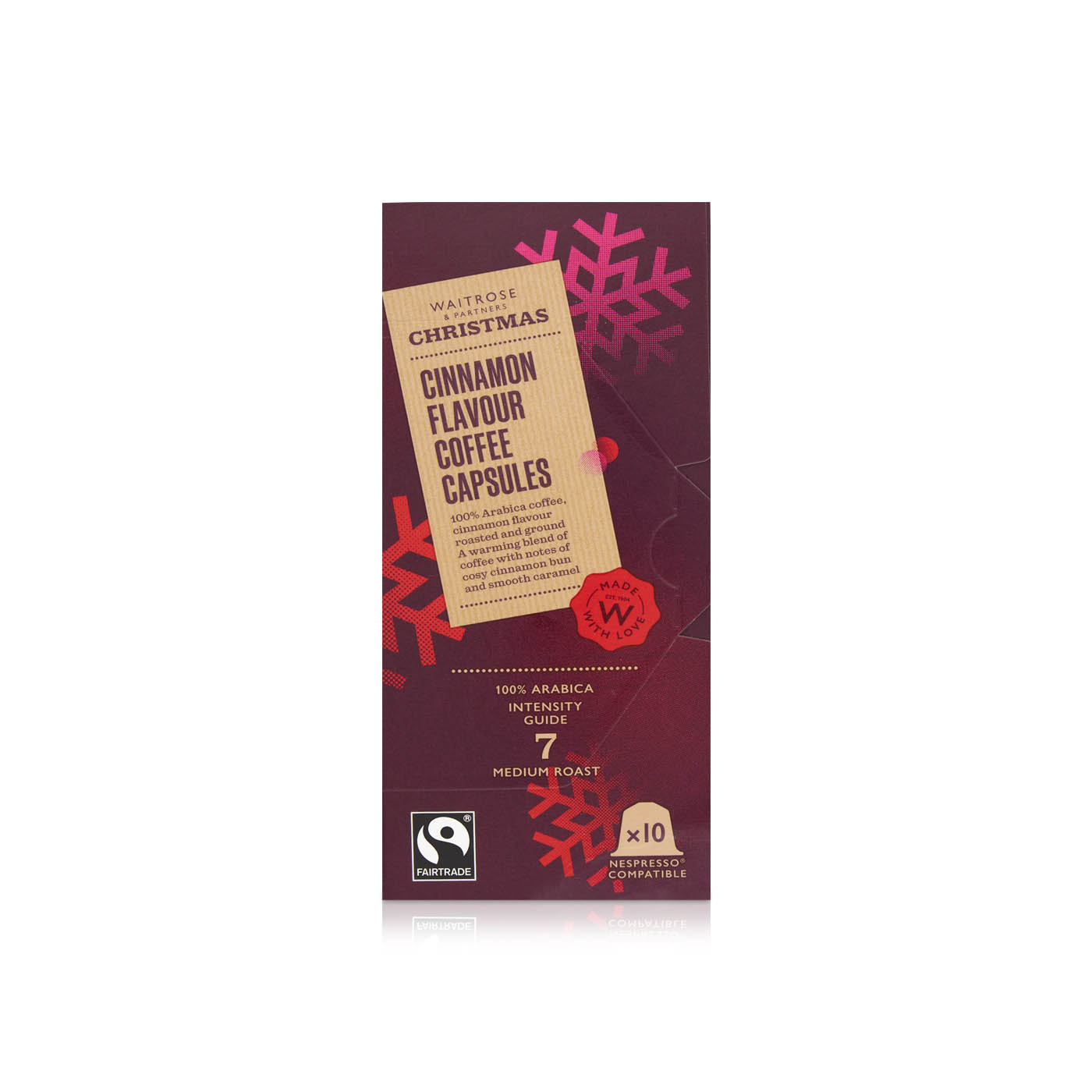 Waitrose Cinnamon Flavour Coffee Capsules 54g