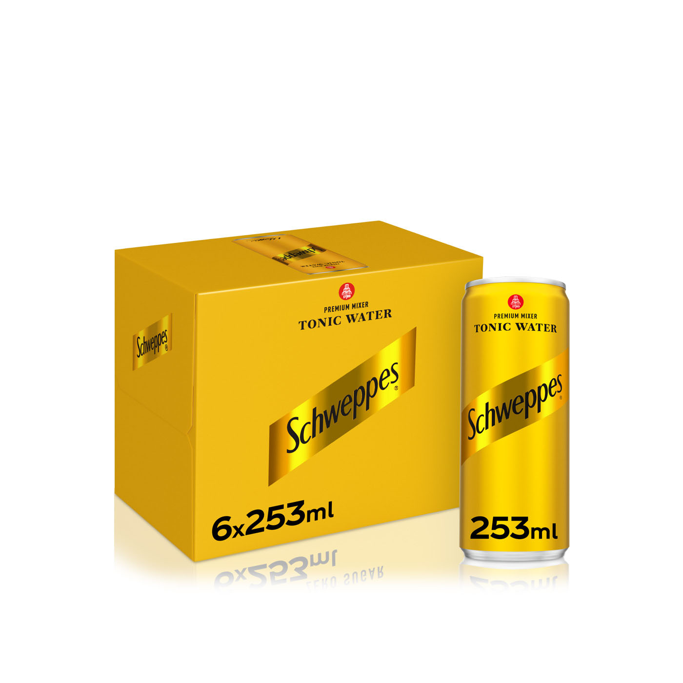 Schweppes Tonic Water 253ml x 6