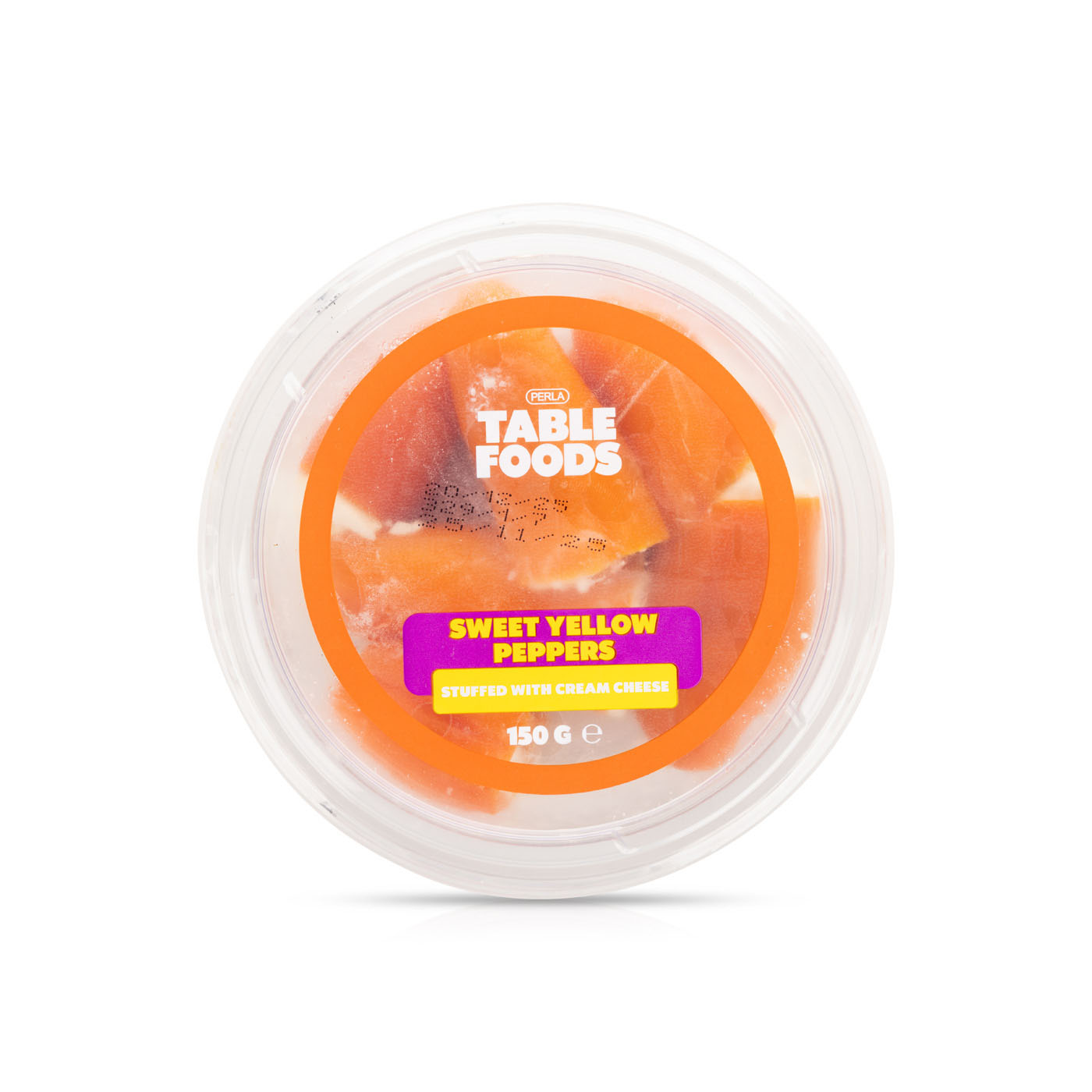 Table Foods Sweet Yellow Peppers Stuffed with Cream Cheese 150g