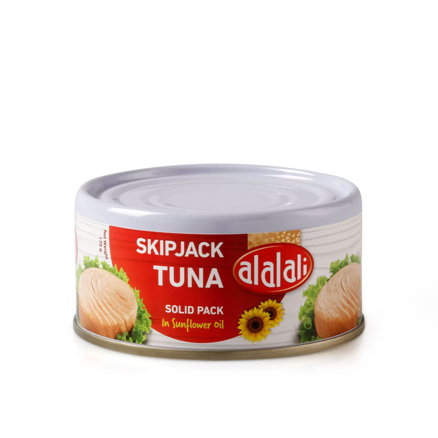 Al Alali Skipjack Tuna Solid Pack in Sunflower Oil Canned Meat 170g