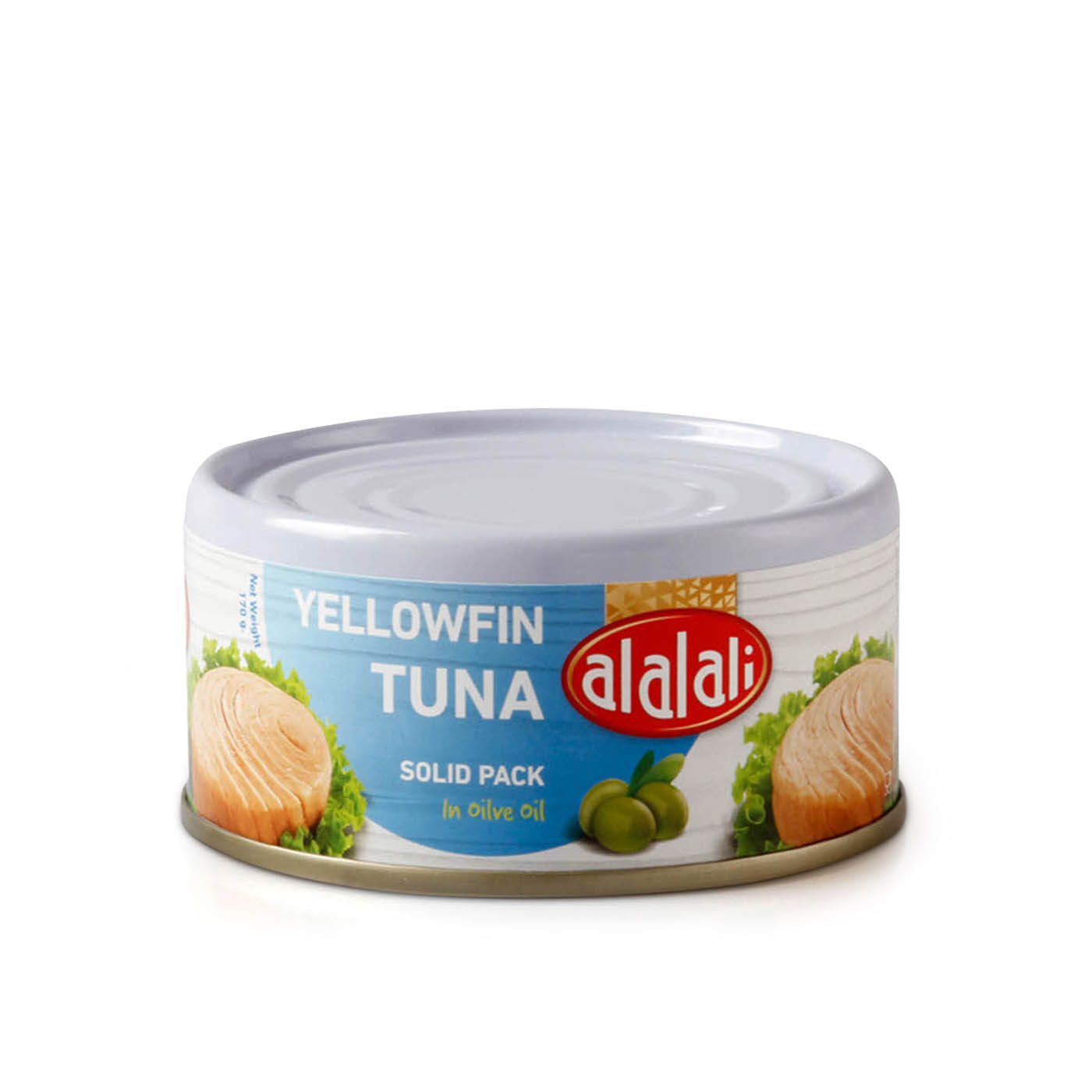 Al Alali Yellowfin Tuna Solid Pack in Olive Oil Canned Meat 170g