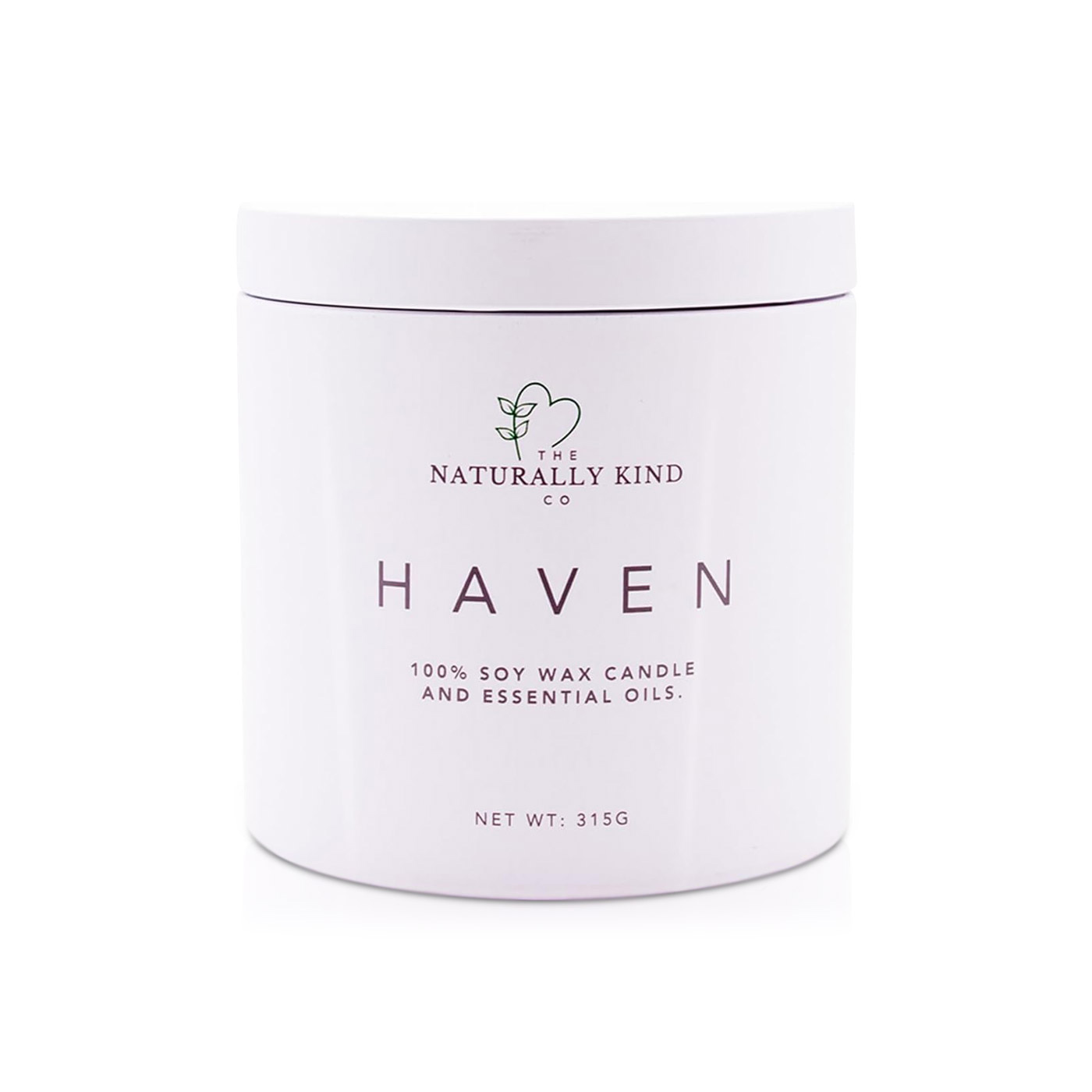The Naturally Kind Co Haven Soy Wax Candle 315g