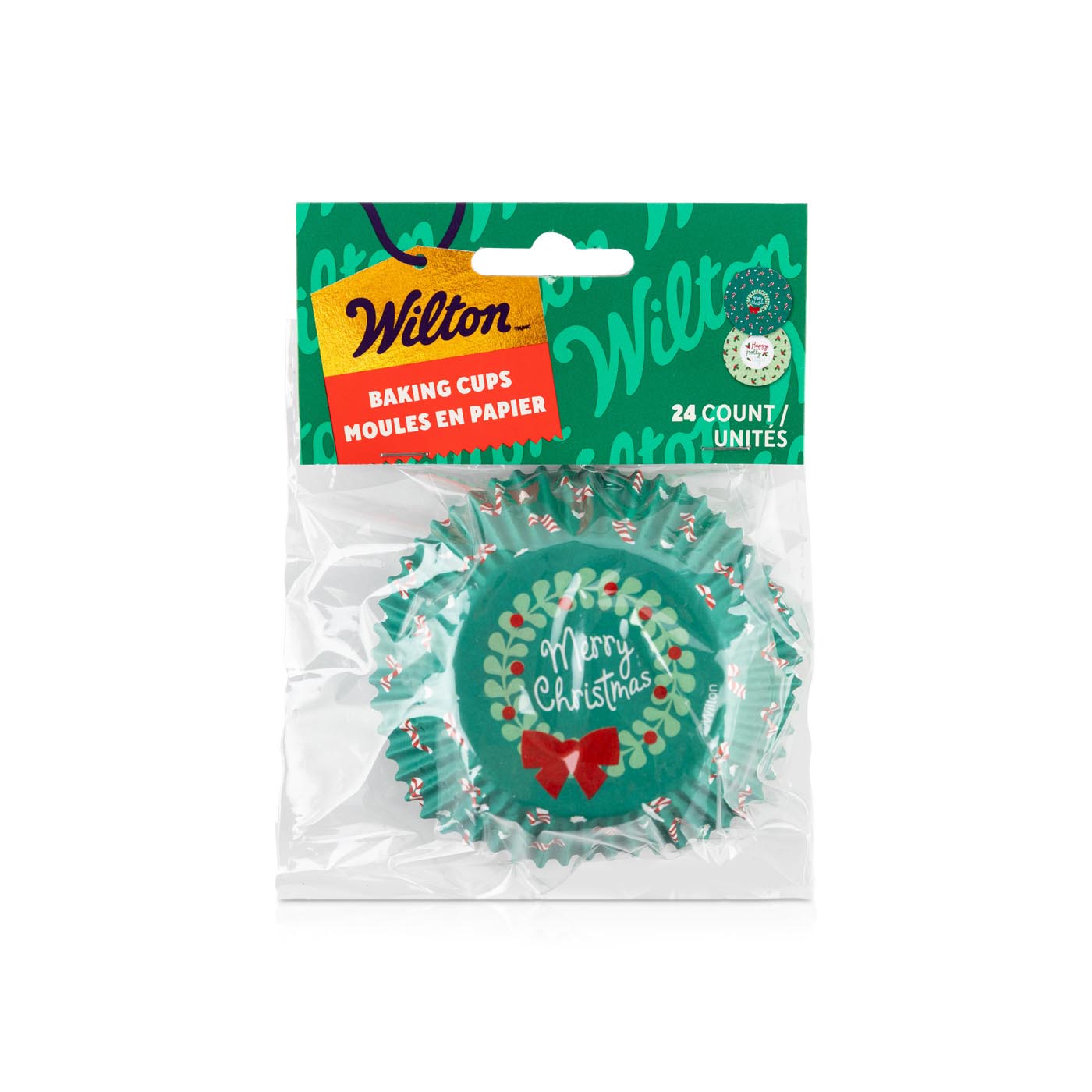 Wilton Merry Christmas Baking Cups x 24