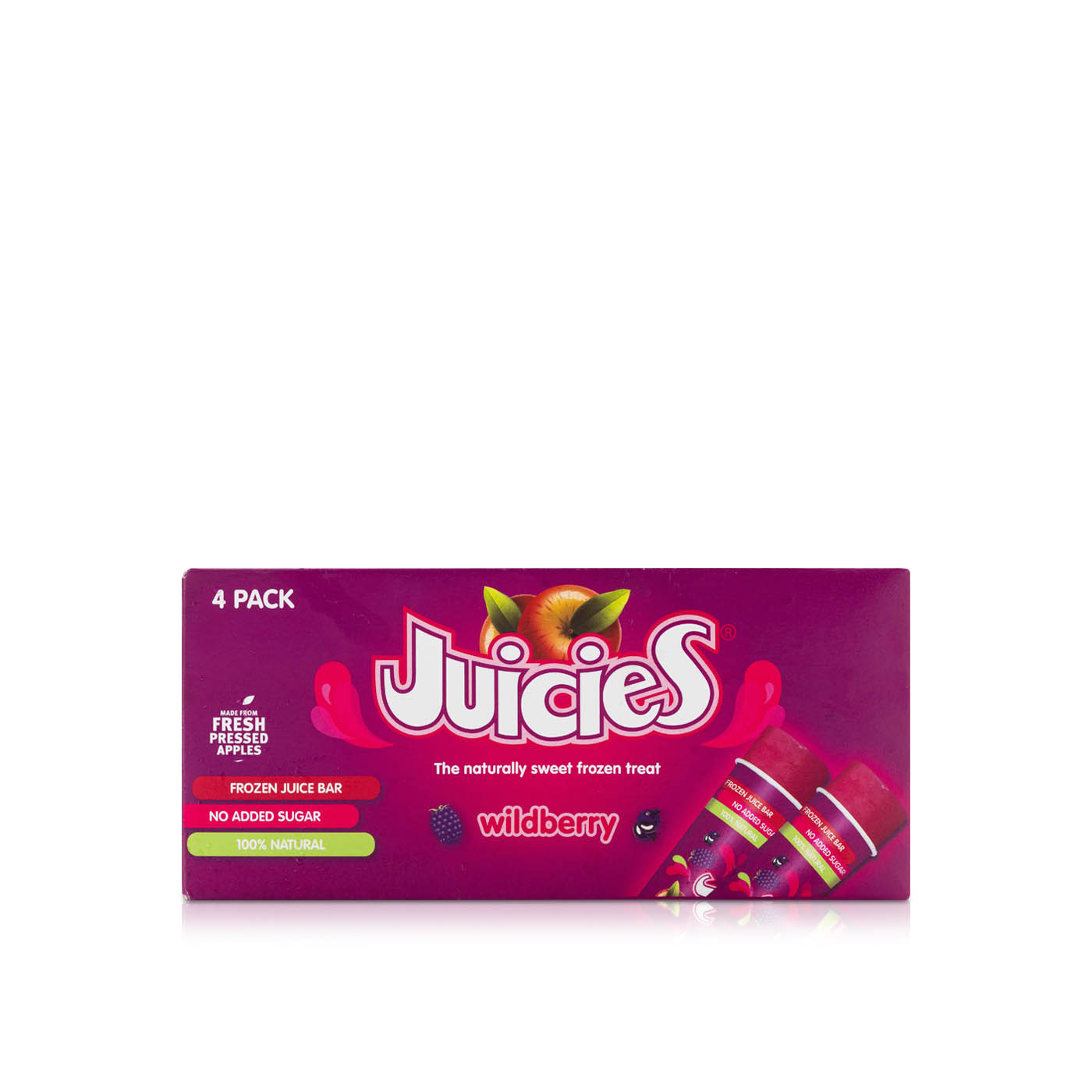 Tasman Bay Frozen Wildberry Juice Bar 105ml x 4