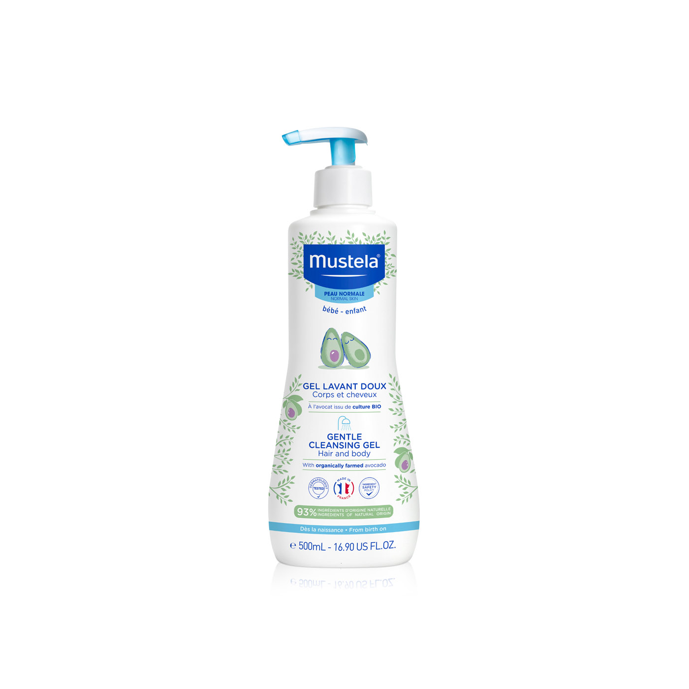 Mustela Gentle Cleansing Gel Hair & Body 500ml