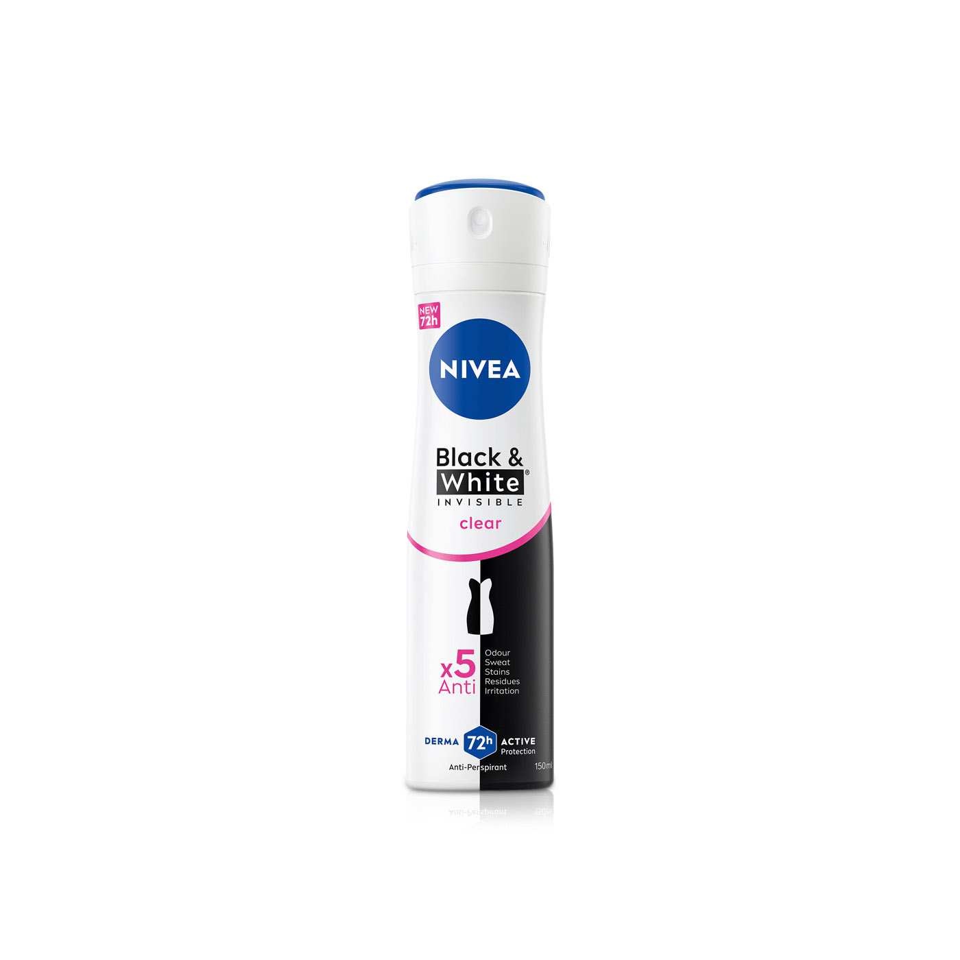 Nivea Black & White Invisible Deodorant Spray 150ml
