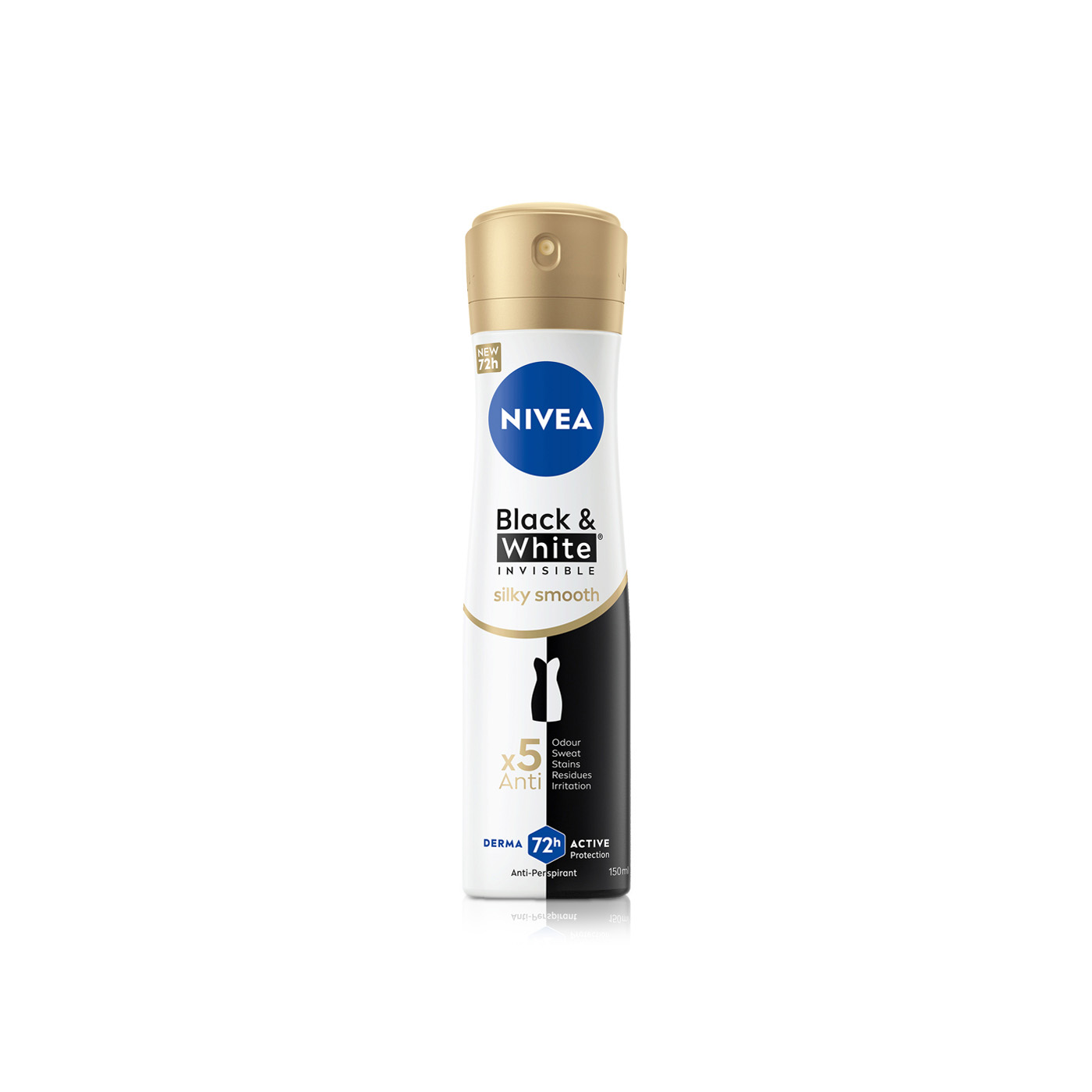 Nivea Black & White Silky Smooth Deodorant Spray 150ml