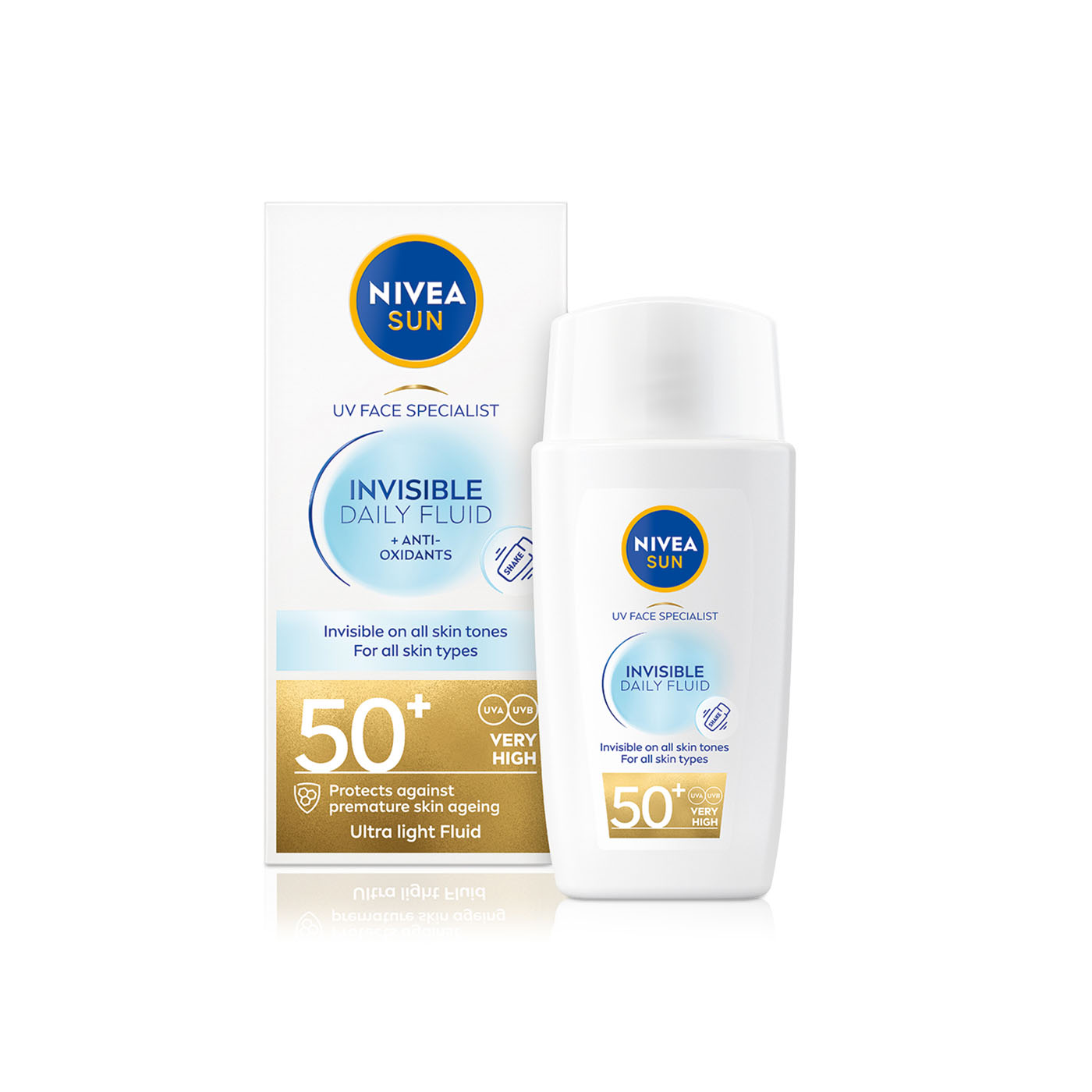 Nivea Sun Invisible Daily Fluid 50+ 40ml
