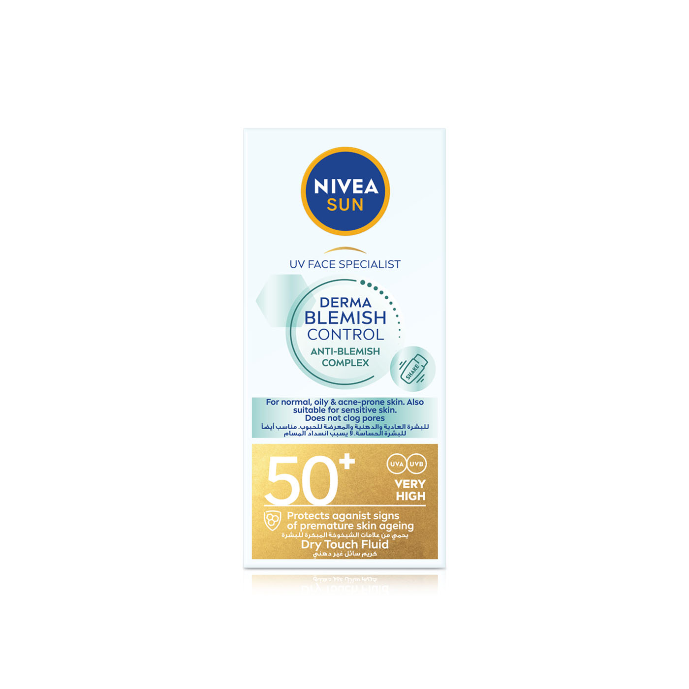 Nivea Derma Skin Clear Blemish Control Sun Cream Spf 50+ 40ml