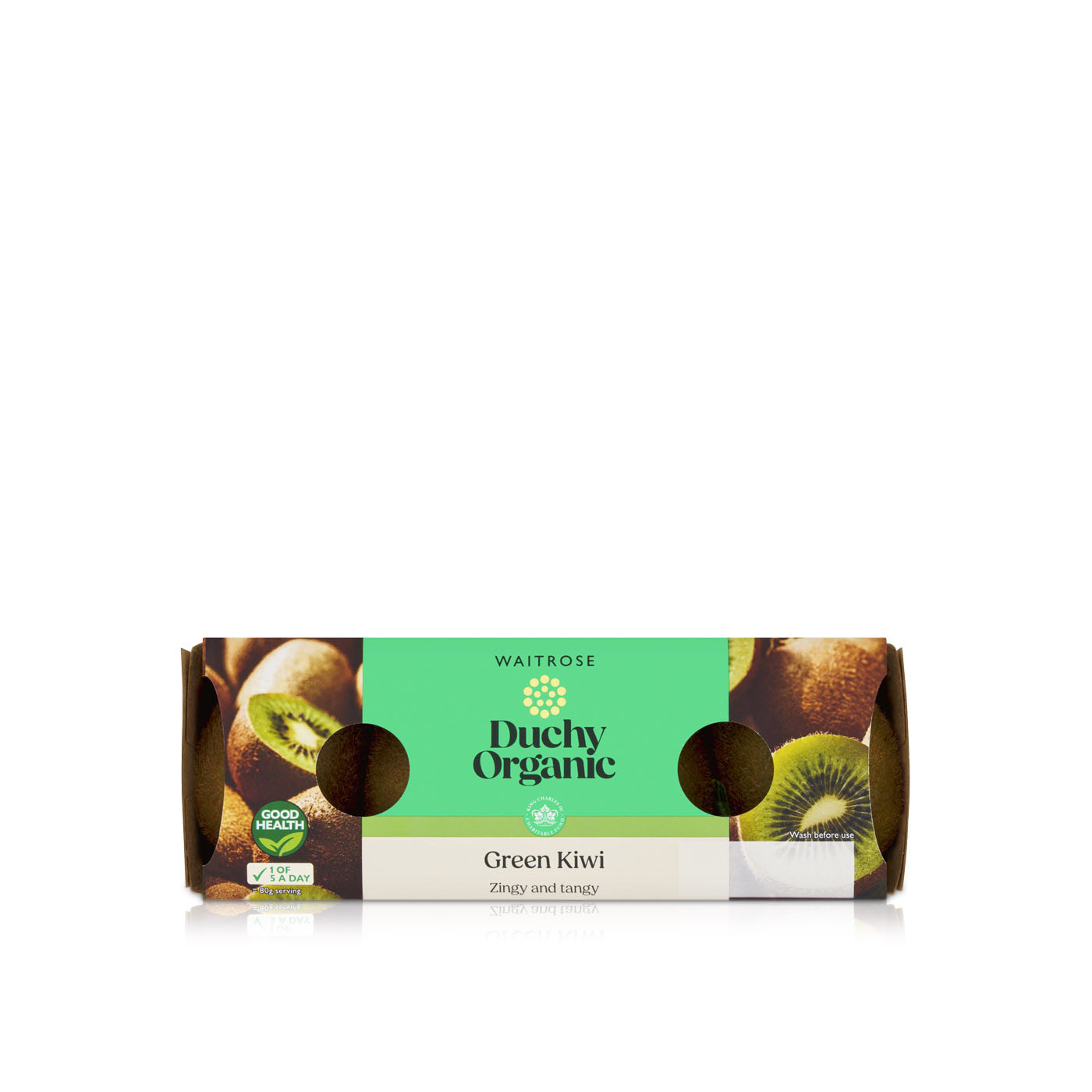 Waitrose Duchy Organic Green Kiwi x 4