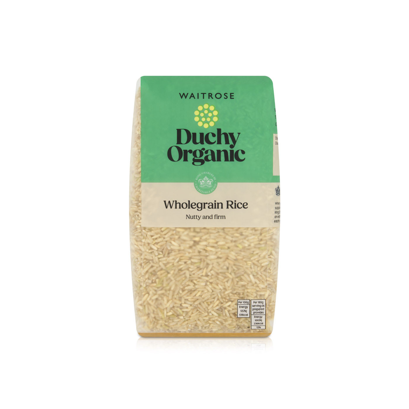 Waitrose Duchy Organic Wholegrain Rice 1kg