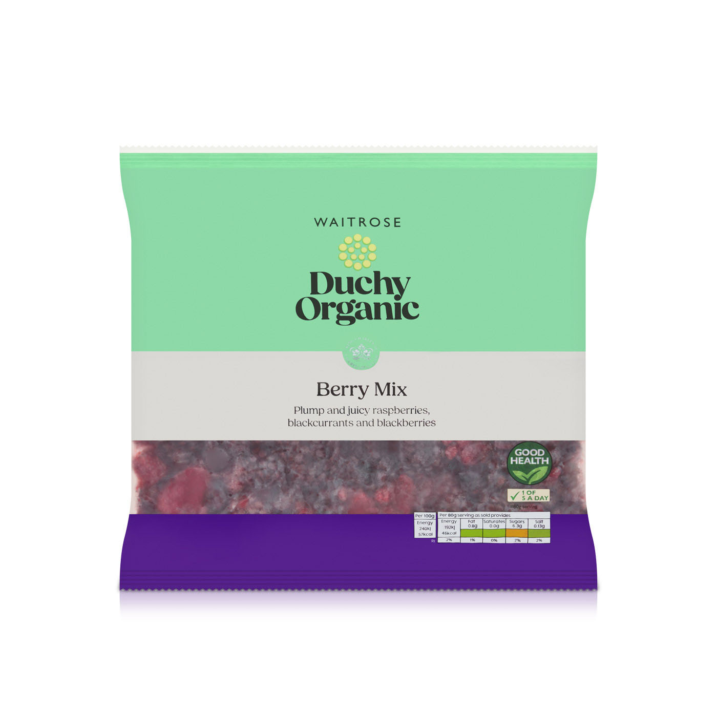 Waitrose Frozen Duchy Organic Frozen Berry Mix 300G