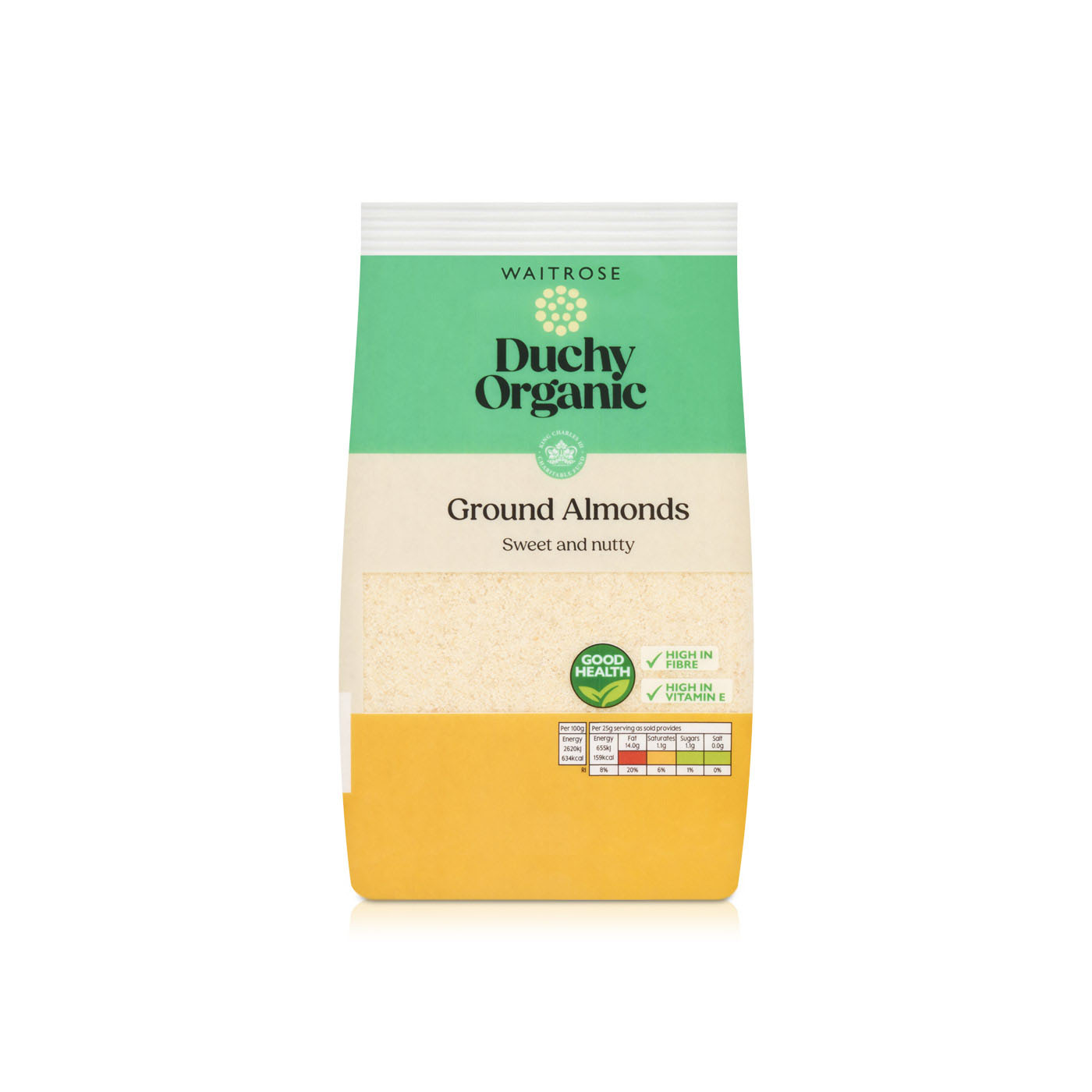 Waitrose Duchy Organic Ground Almonds 200g