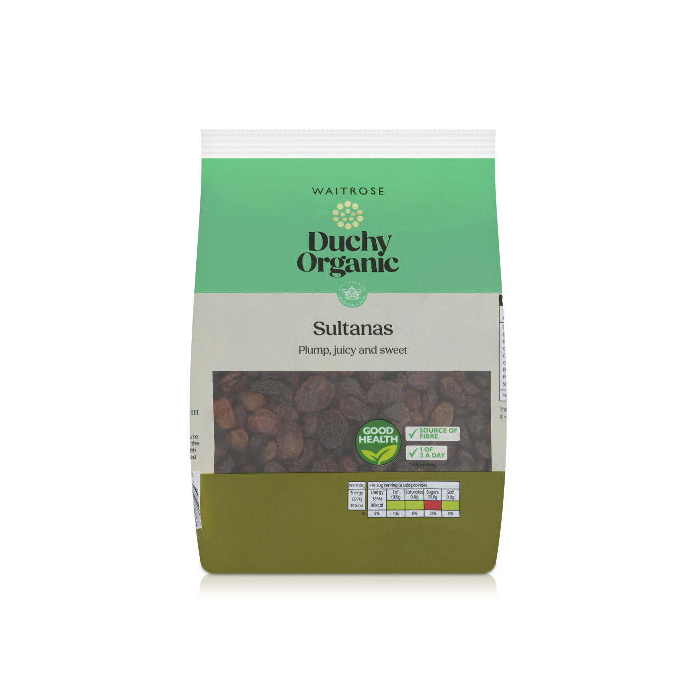 Waitrose Duchy Organic Sultanas 500g