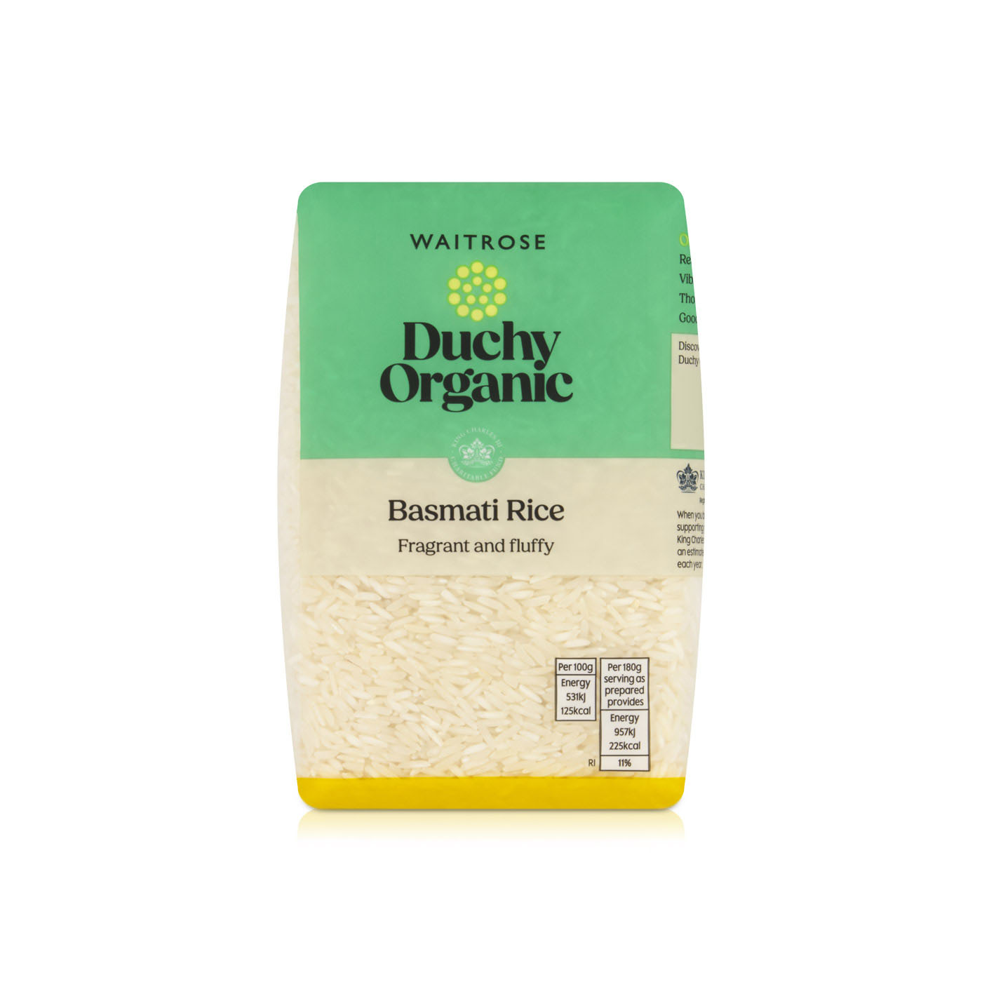 Waitrose Organic Basmati Rice 500g