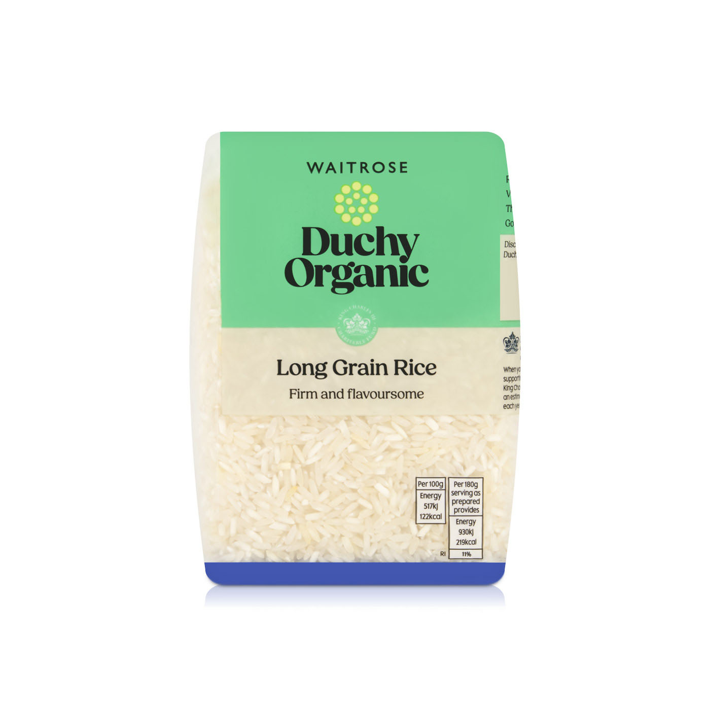 Waitrose Duchy Organic Long Grain Rice 500g