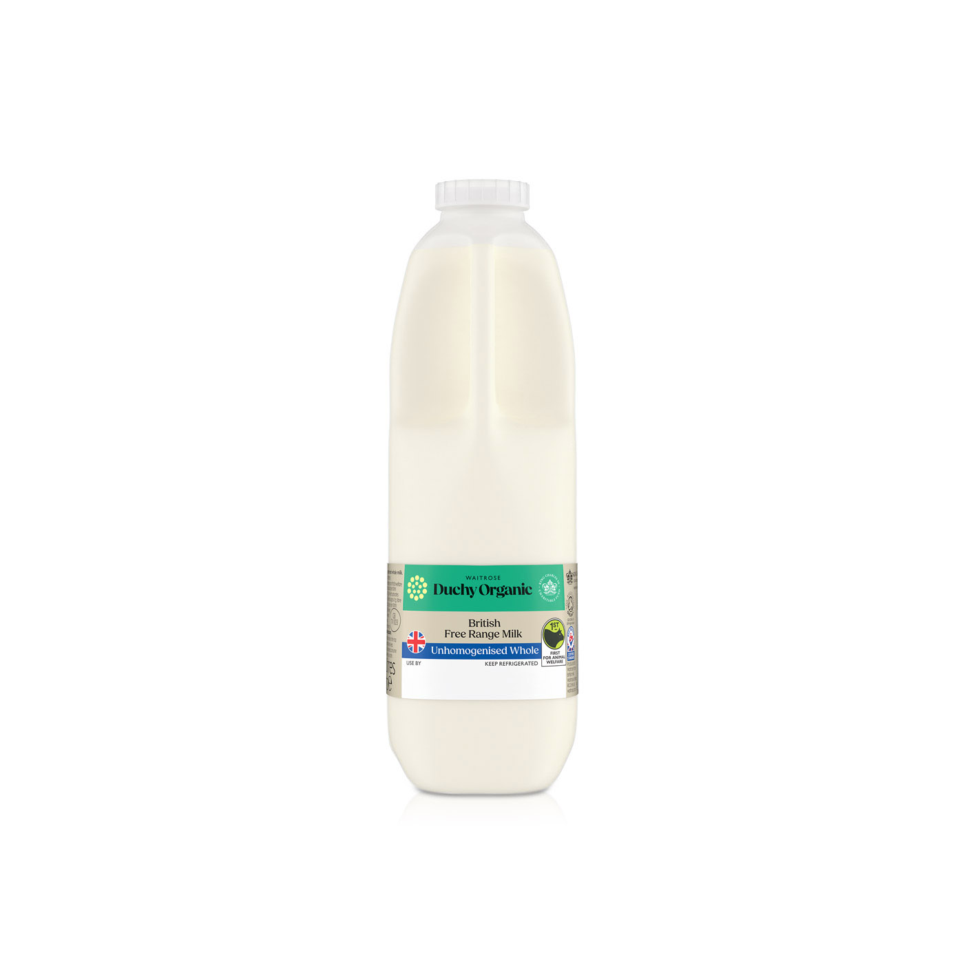Waitrose Organic Full Cream Milk 1.1L