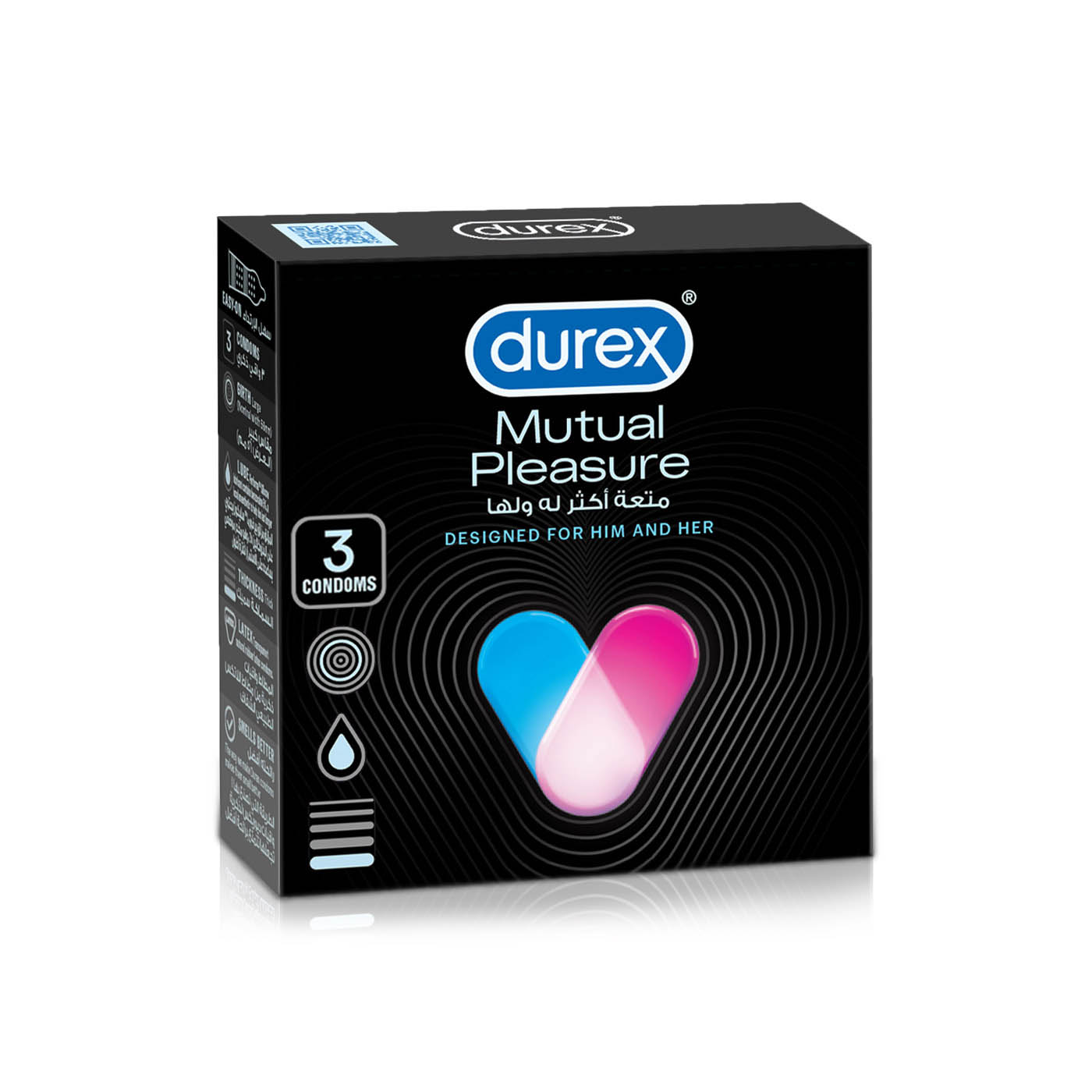 Durex Mutual Pleasure Condoms x 3