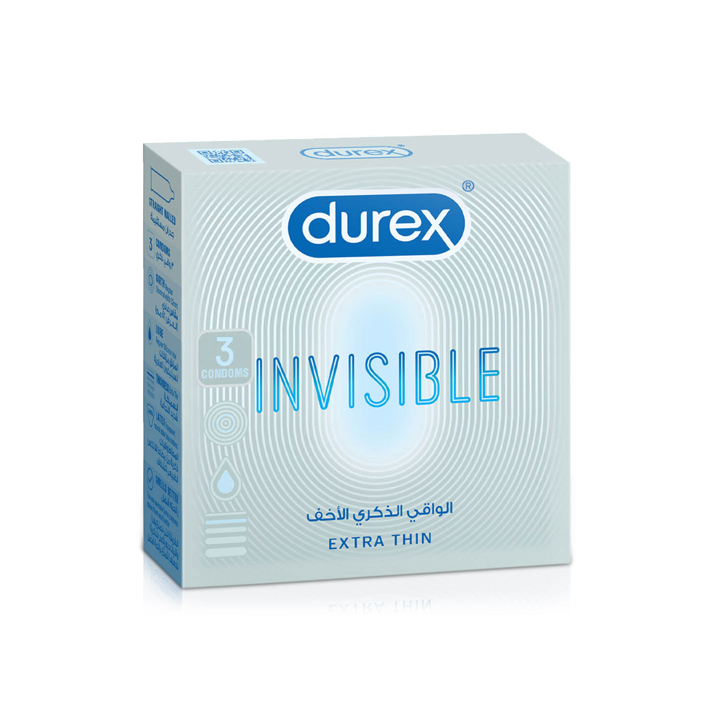 Durex Invisible Extra Thin Condom x 3