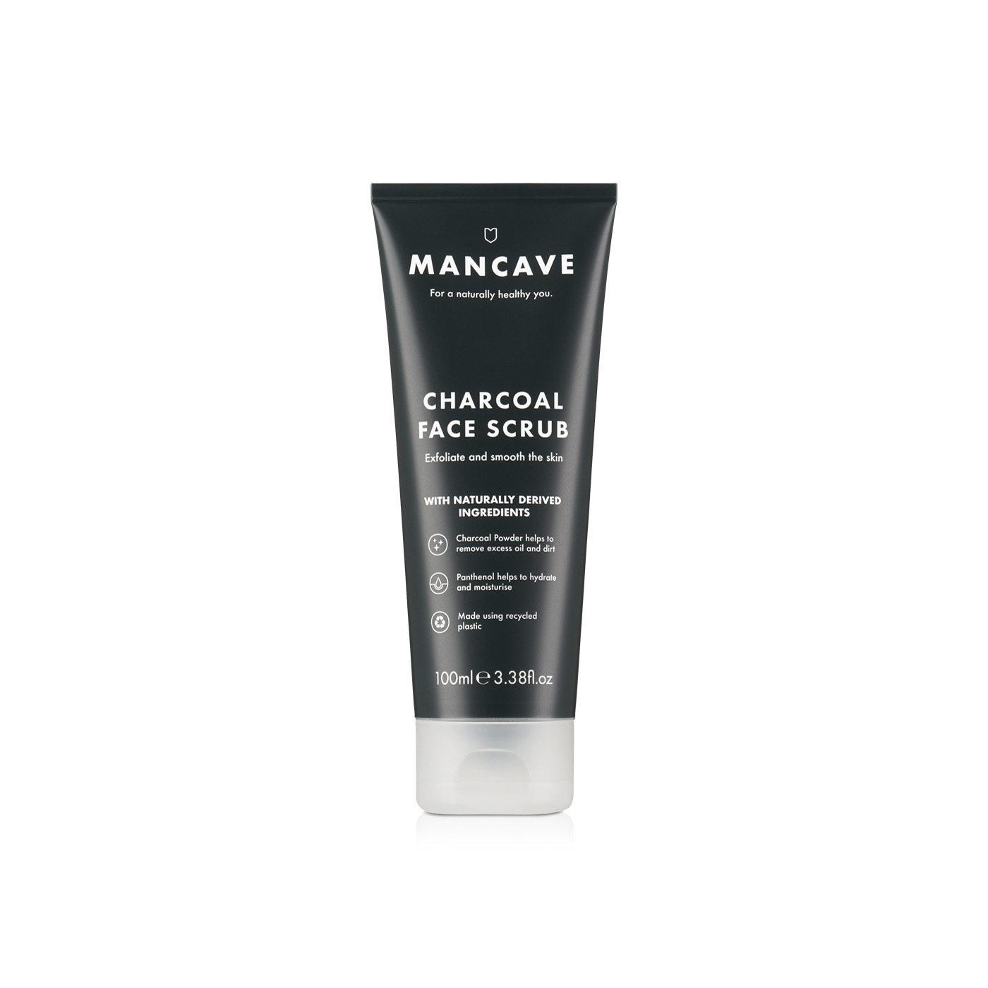 ManCave Charcoal Face Scrub 100ml