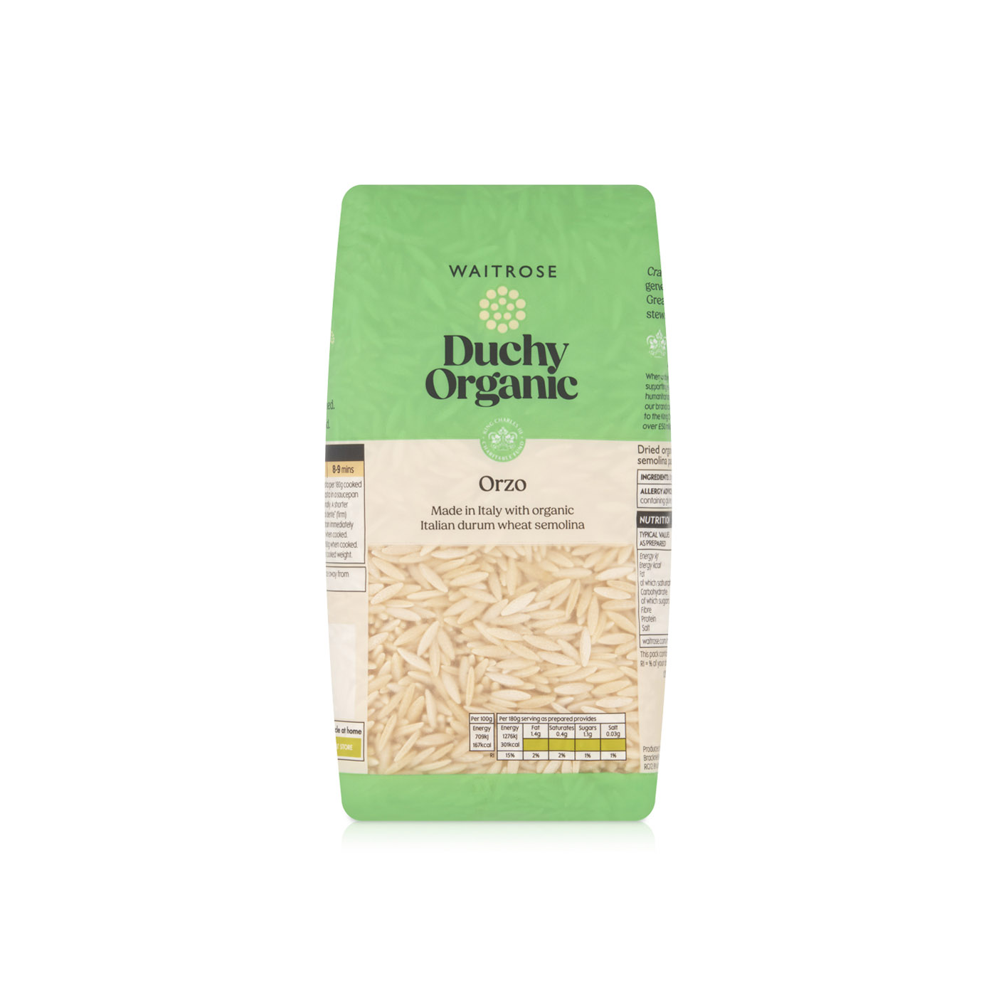 Waitrose Duchy Organic Orzo 500g