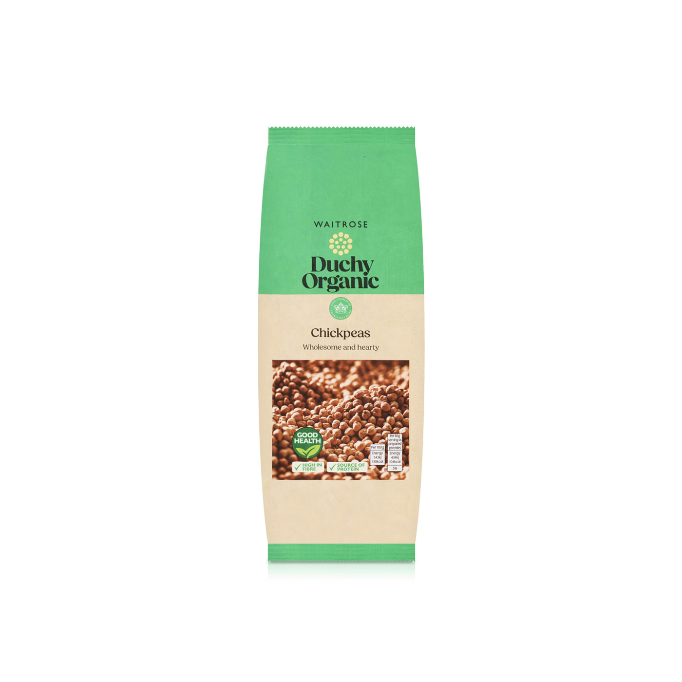 Waitrose Duchy Organic Chickpeas 500g