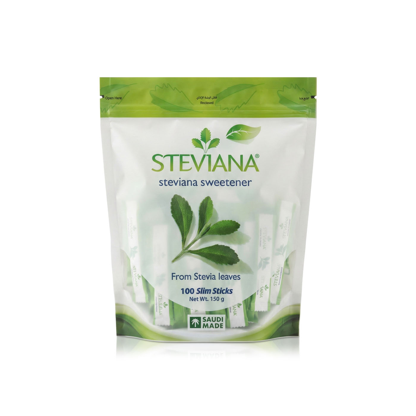 Steviana Sweetener 100 Slim Sticks 150g