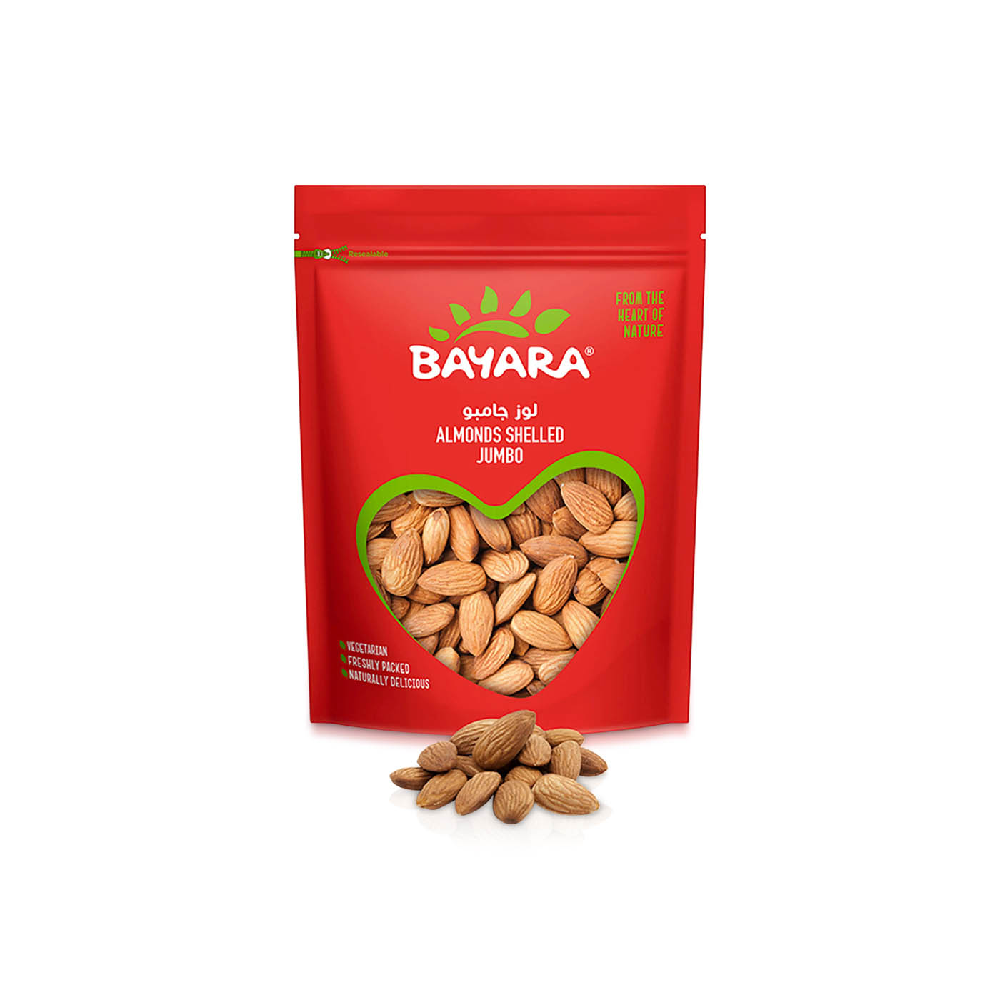 Bayara Almonds Shelled Jumbo 1kg