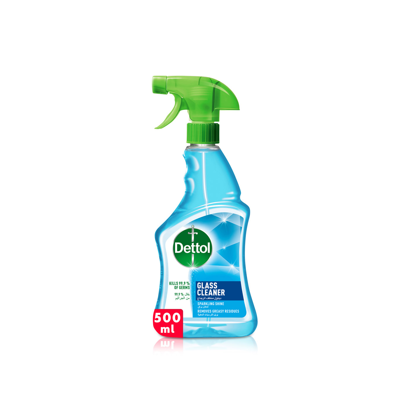 Dettol Glass Cleaner Spray Bottle 500ml