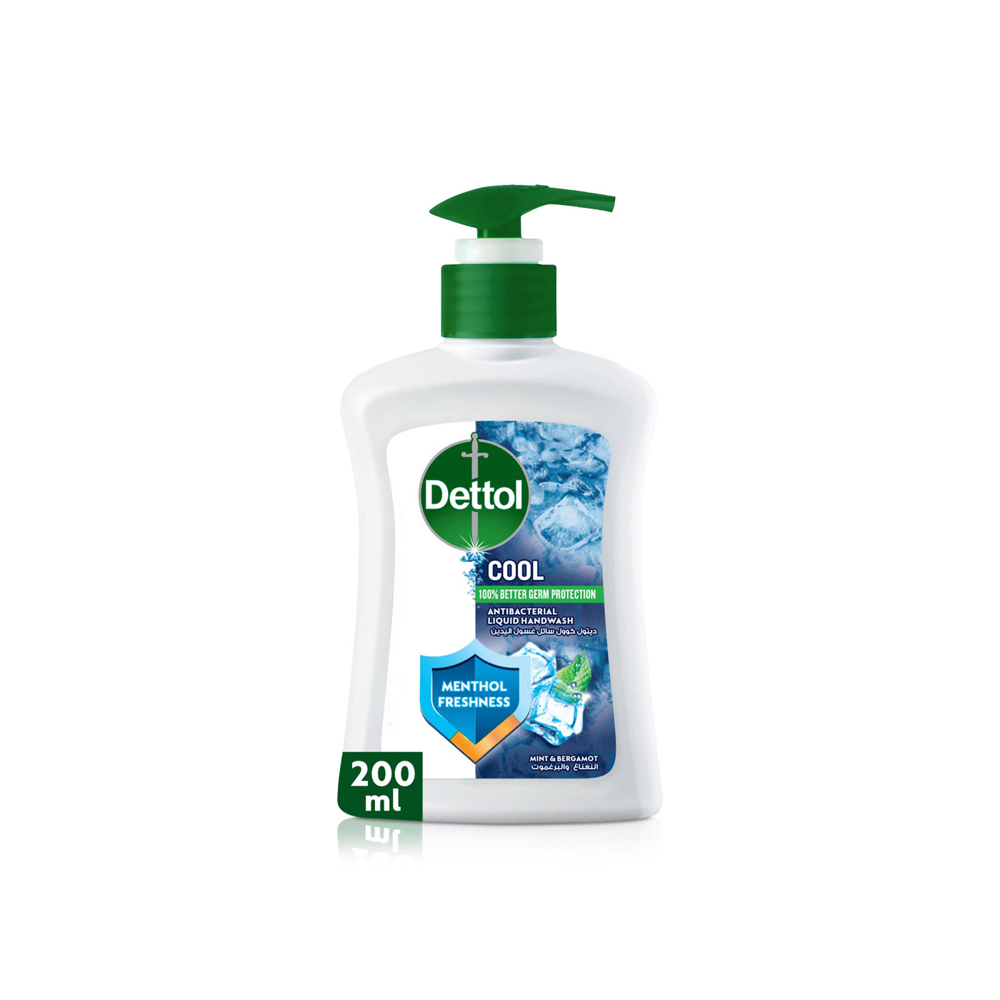 Dettol Cool Mint & Bergamot Scent Liquid Handwash Pump 200ml