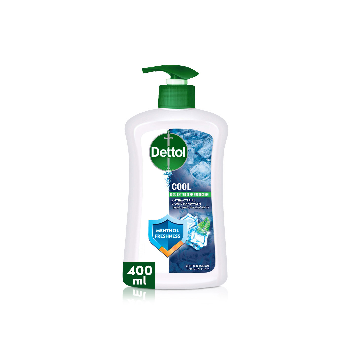 Dettol Cool Mint & Bergamot Scent Liquid Handwash Pump 400ml
