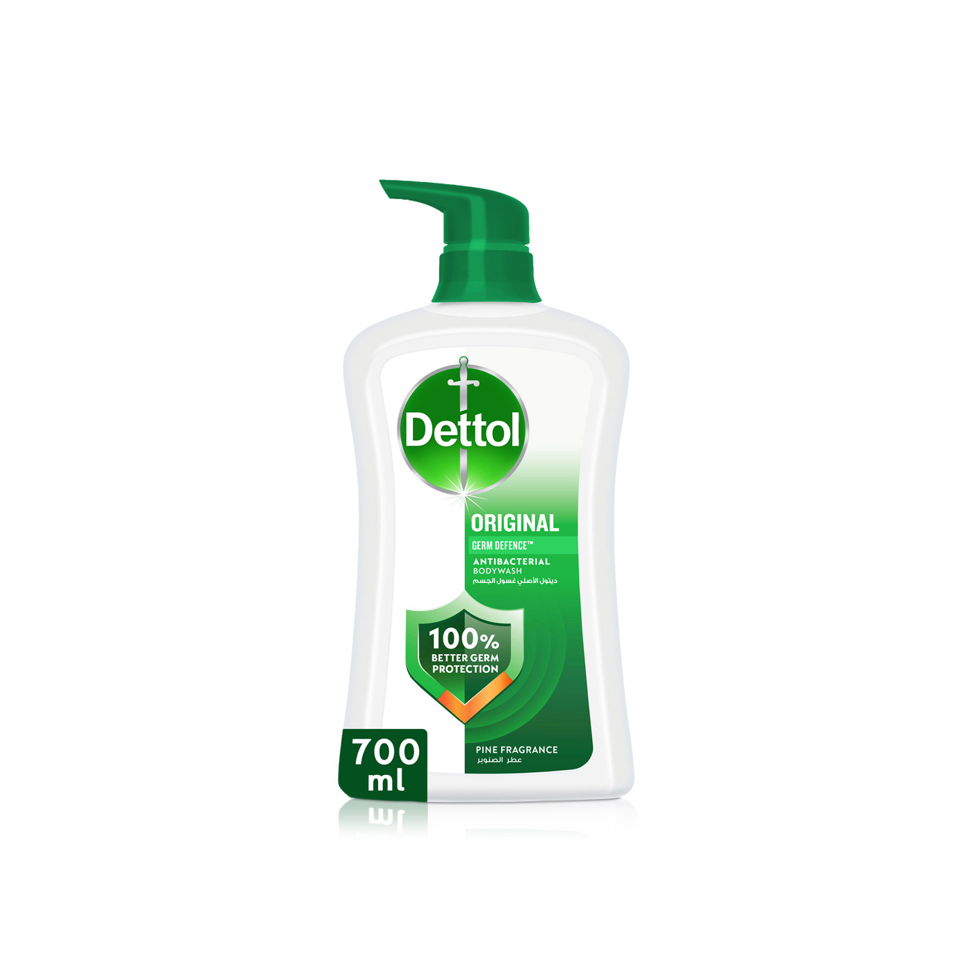 Dettol Original Pine Scent Shower Gel & Body Wash 700ml