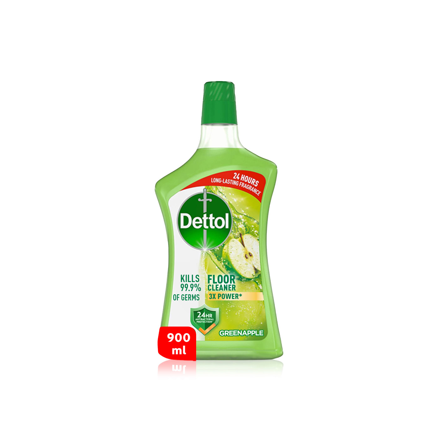 Dettol Antibacterial Green Apple Scent Floor Cleaner  900ml