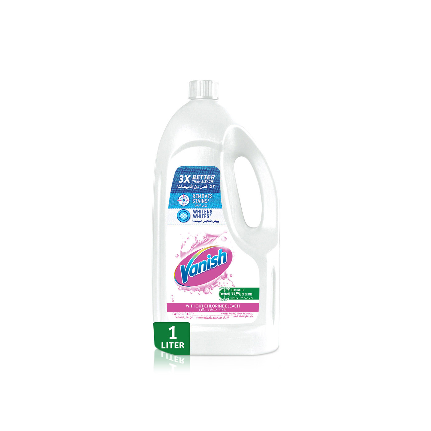 Vanish Liquid Fabric Stain Remover for White Clothes 1L