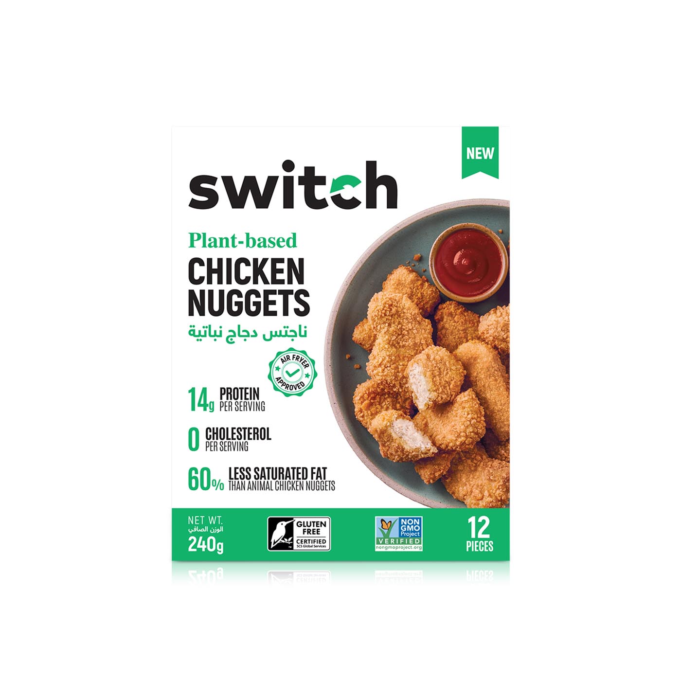 Switch Plantbased Chicken Nuggets x 12 240g