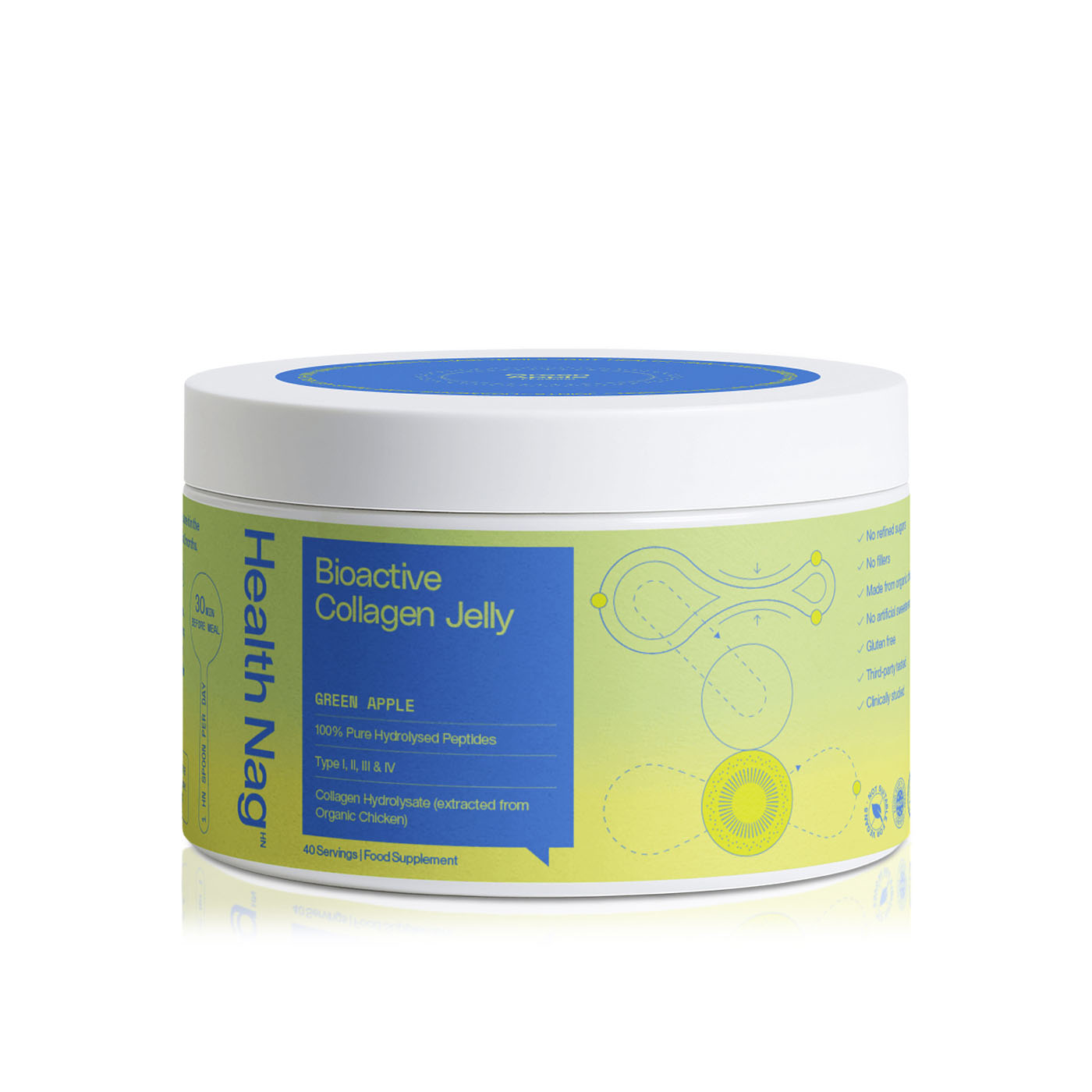 Health Nag Bioactive Collagen Apple 400g