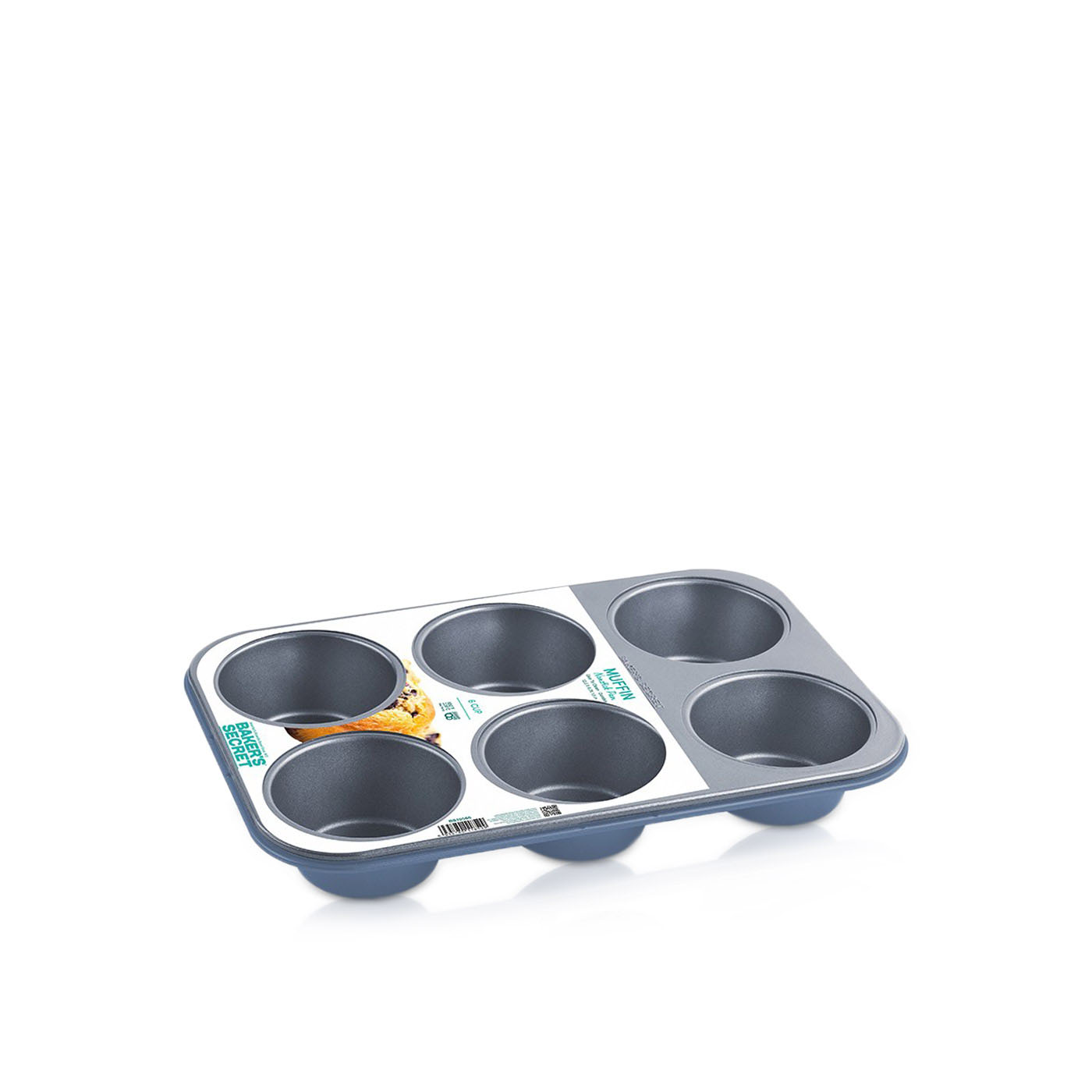 Baker's Secret 6 Cup Muffin Pan 32x22x4cm