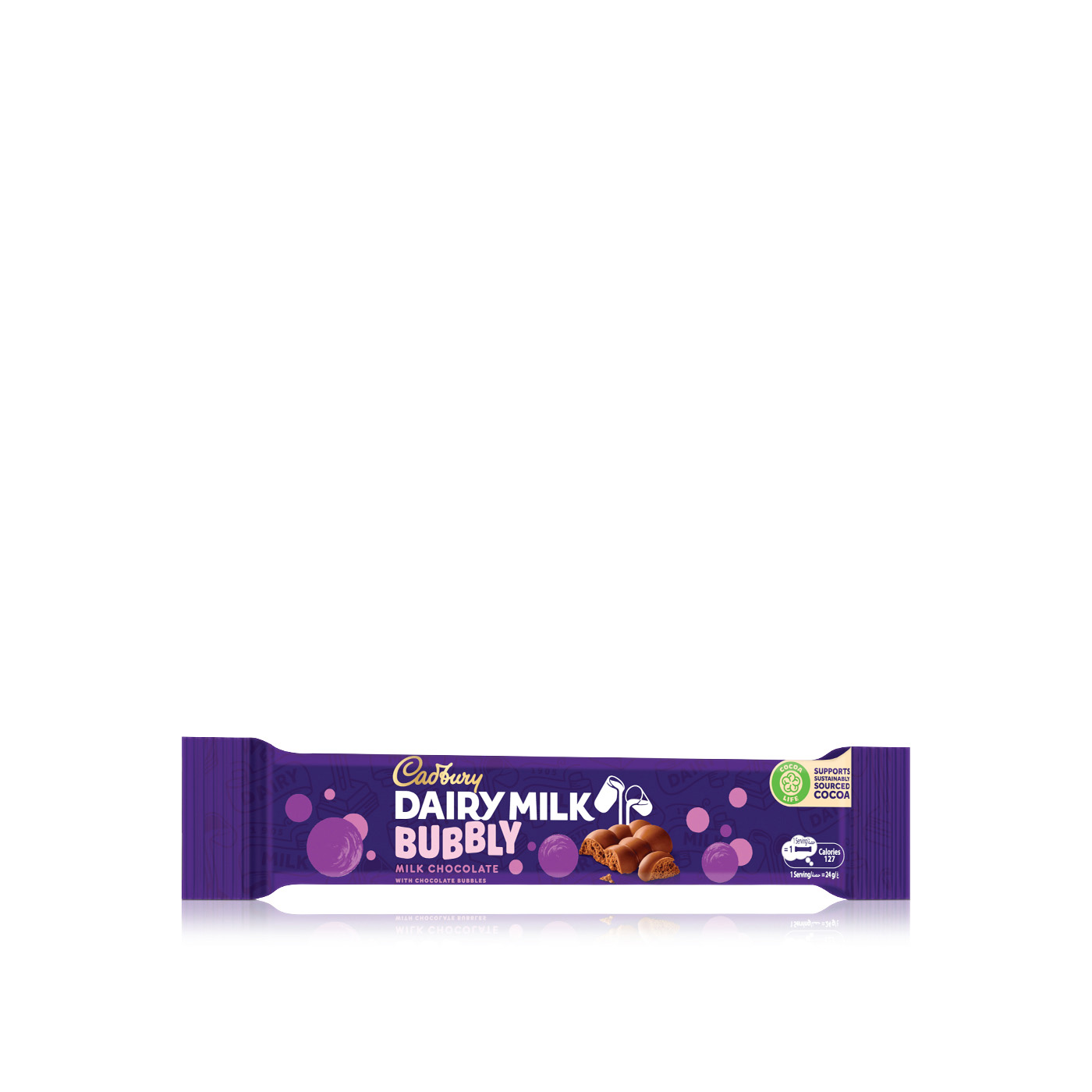 Cadbury Dairy Milk Bubbly Milk Chocolate 24g