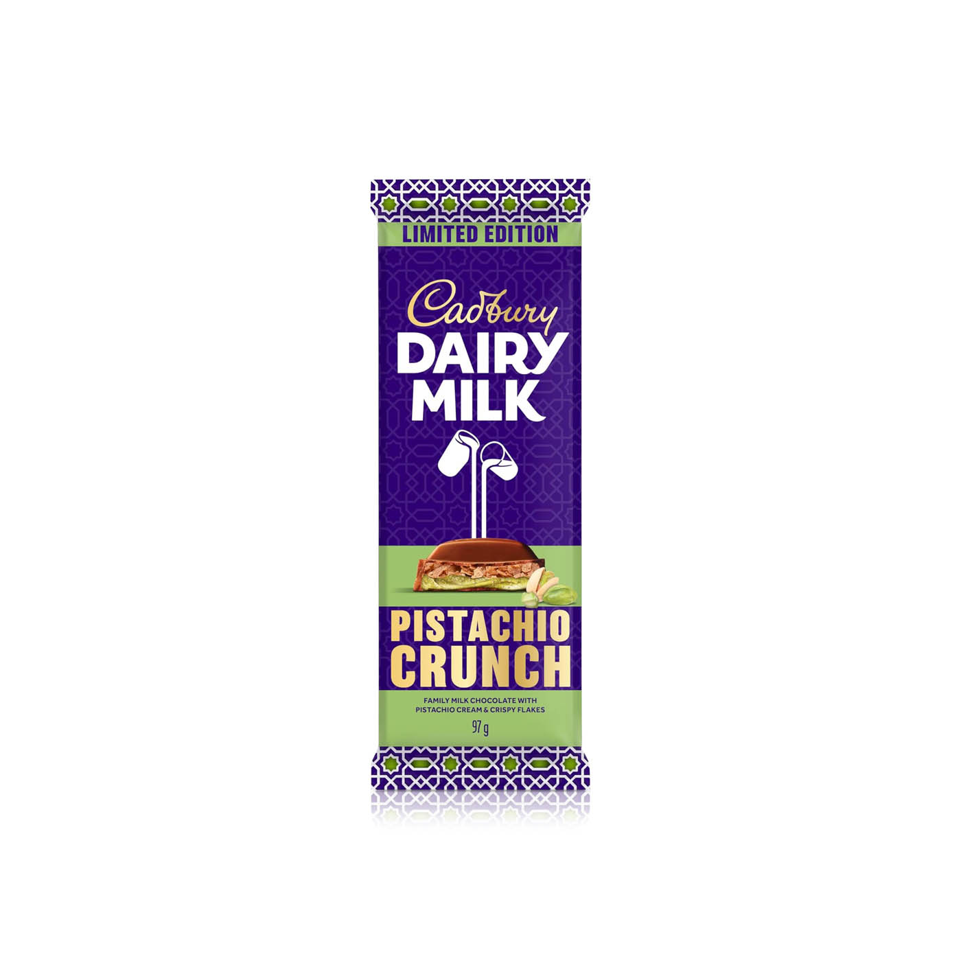 Cadbury Dairy Milk Pistachio Crunch Chocolate 97g