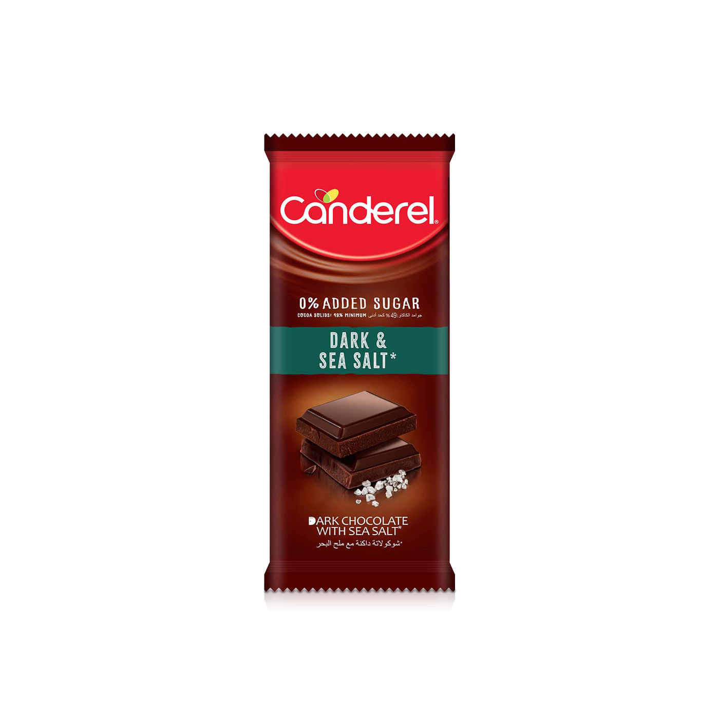 Canderel Chocolate Dark & Sea Salt 100g