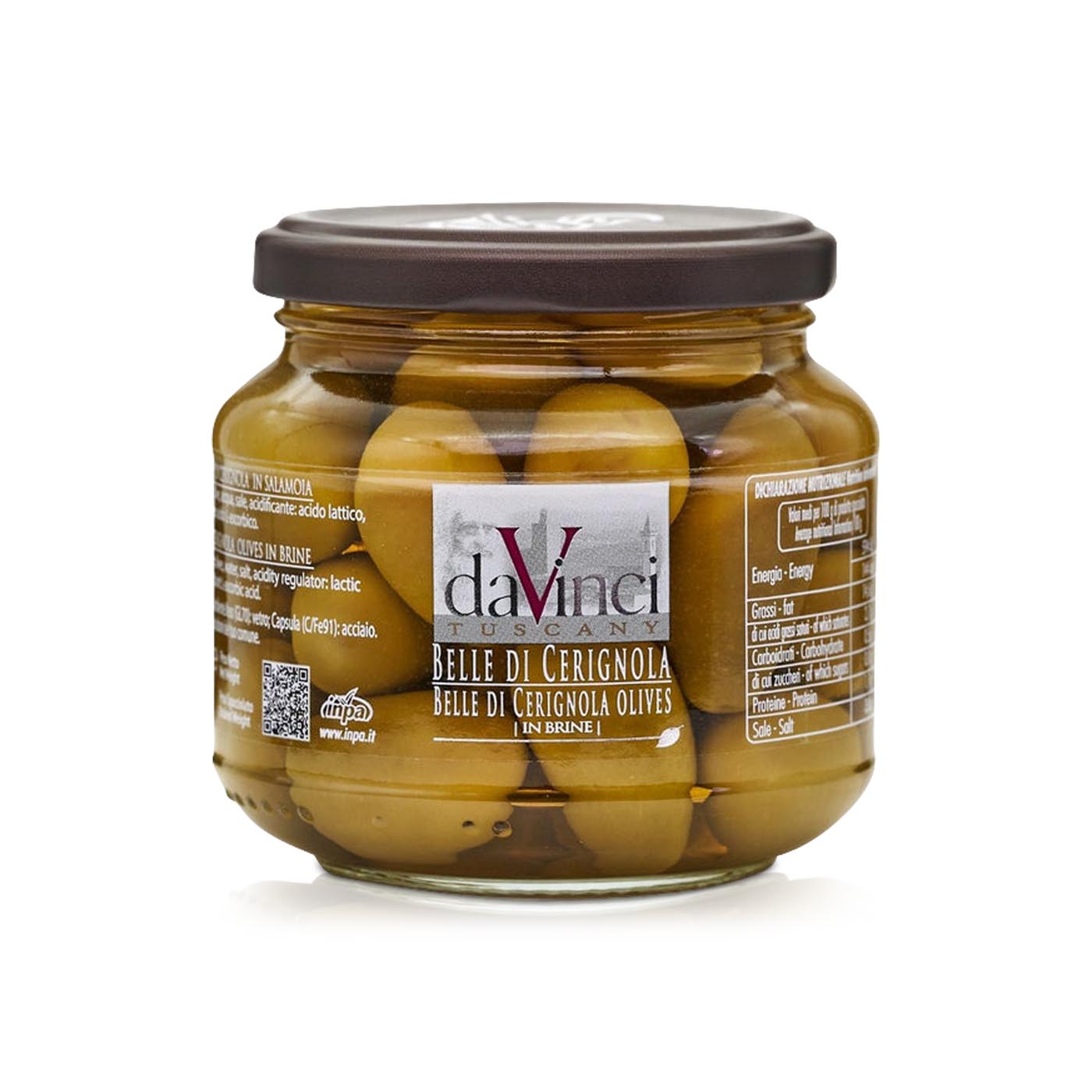 Da Vinci Di Cerignola Olives In Brine 280g